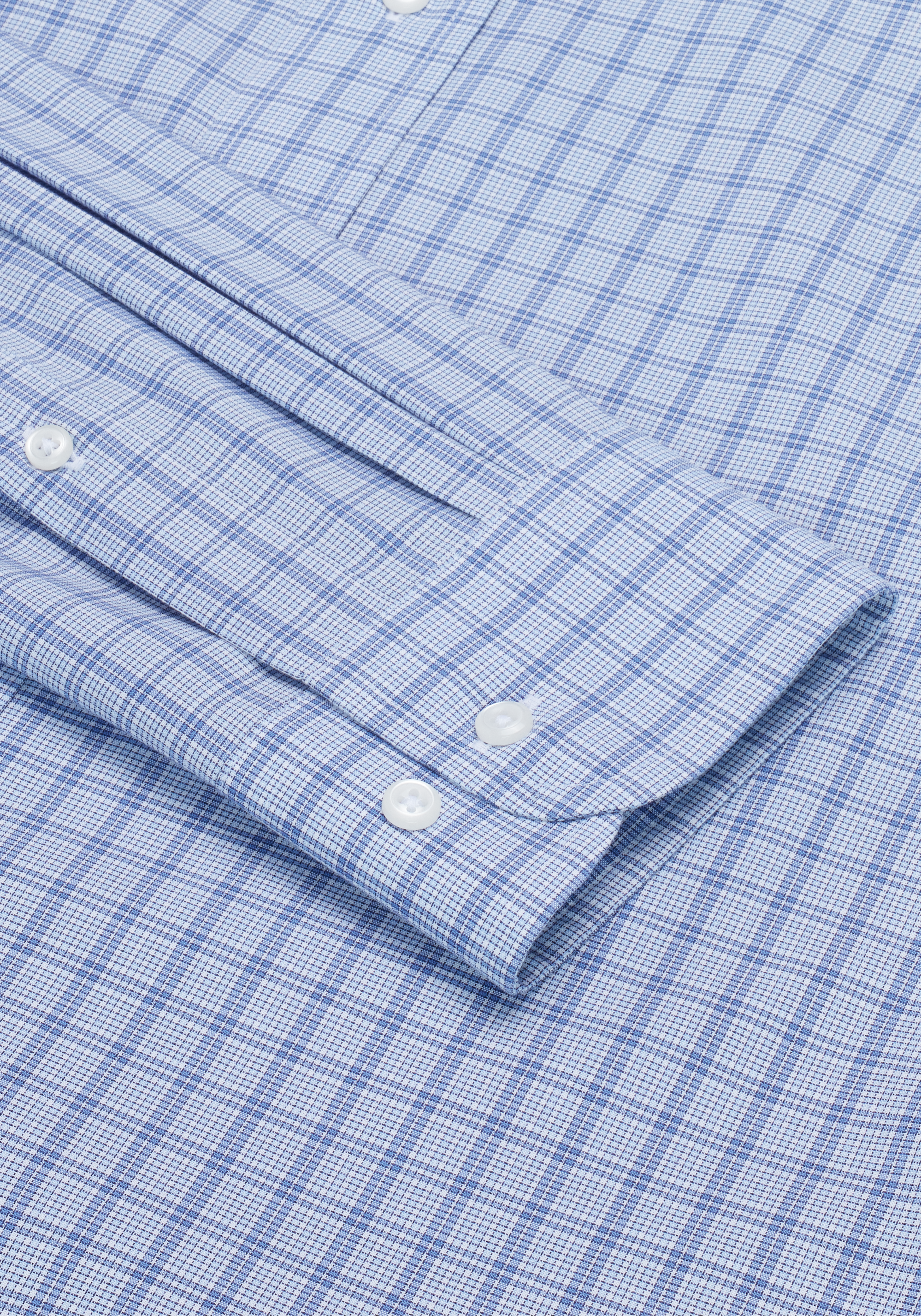 Traveler® Collection Tailored Fit Plaid Dress Shirt
