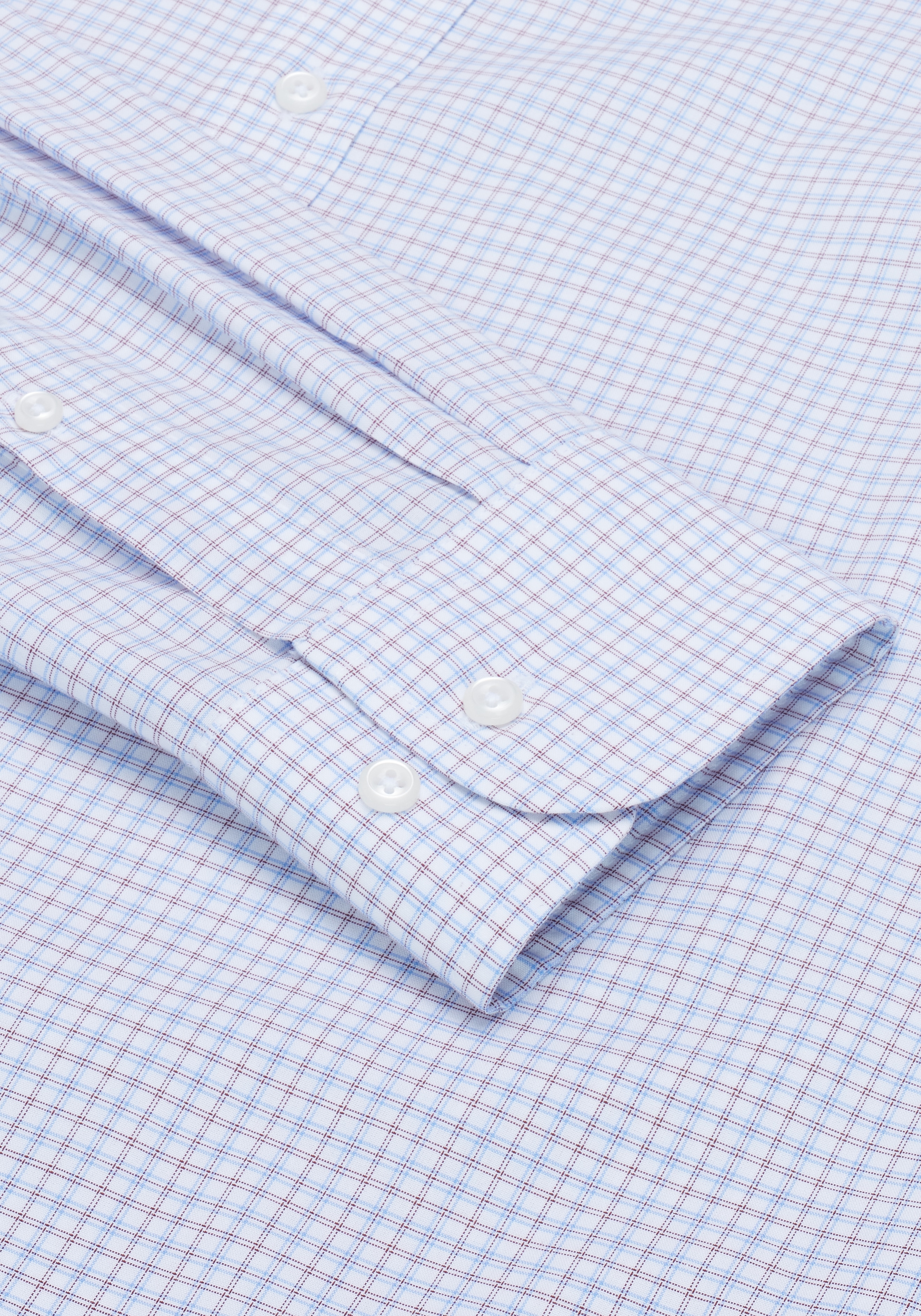 Traveler® Collection Slim Fit Plaid Dress Shirt