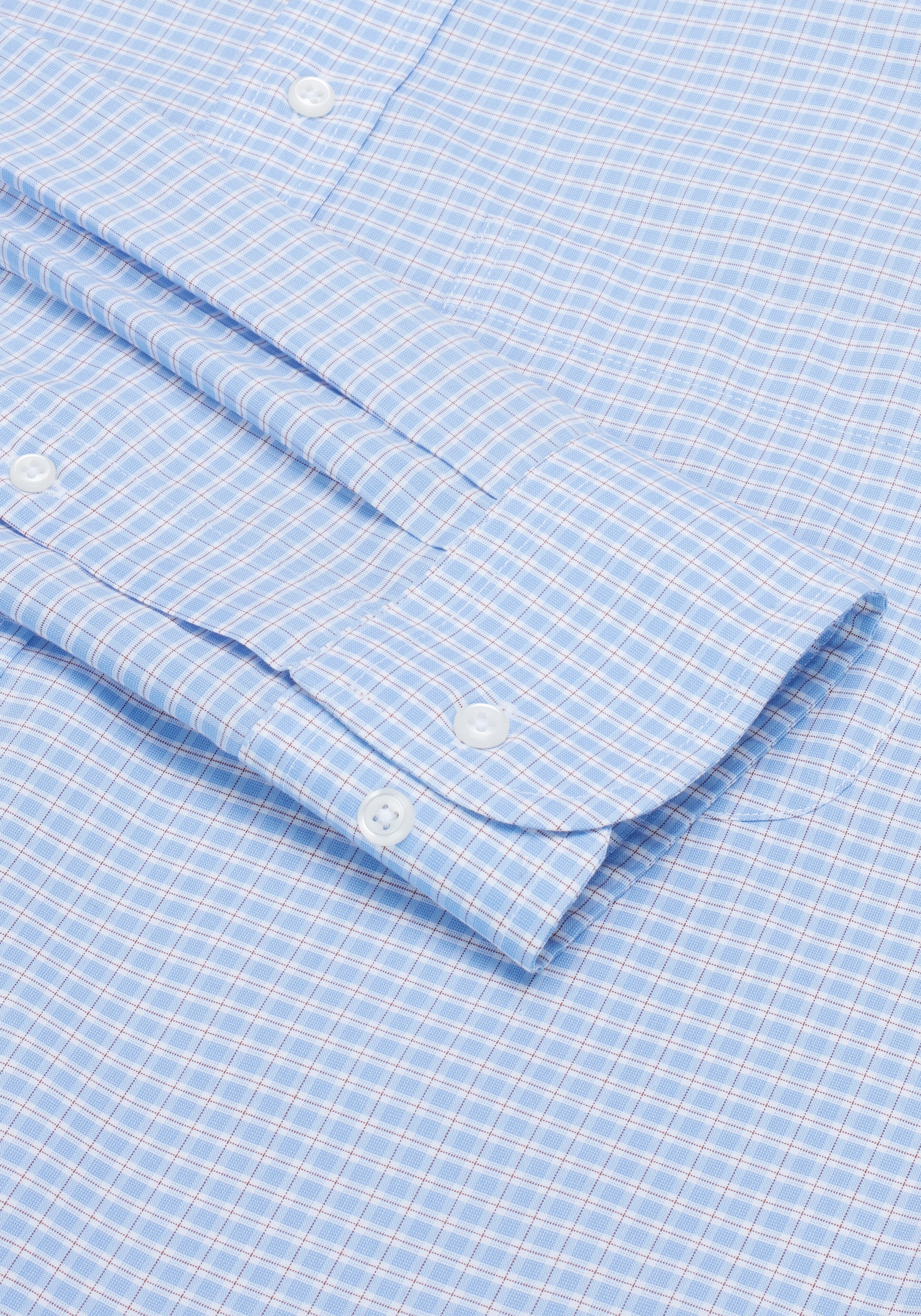 Traveler® Collection Slim Fit Button-Down Collar Plaid Dress Shirt