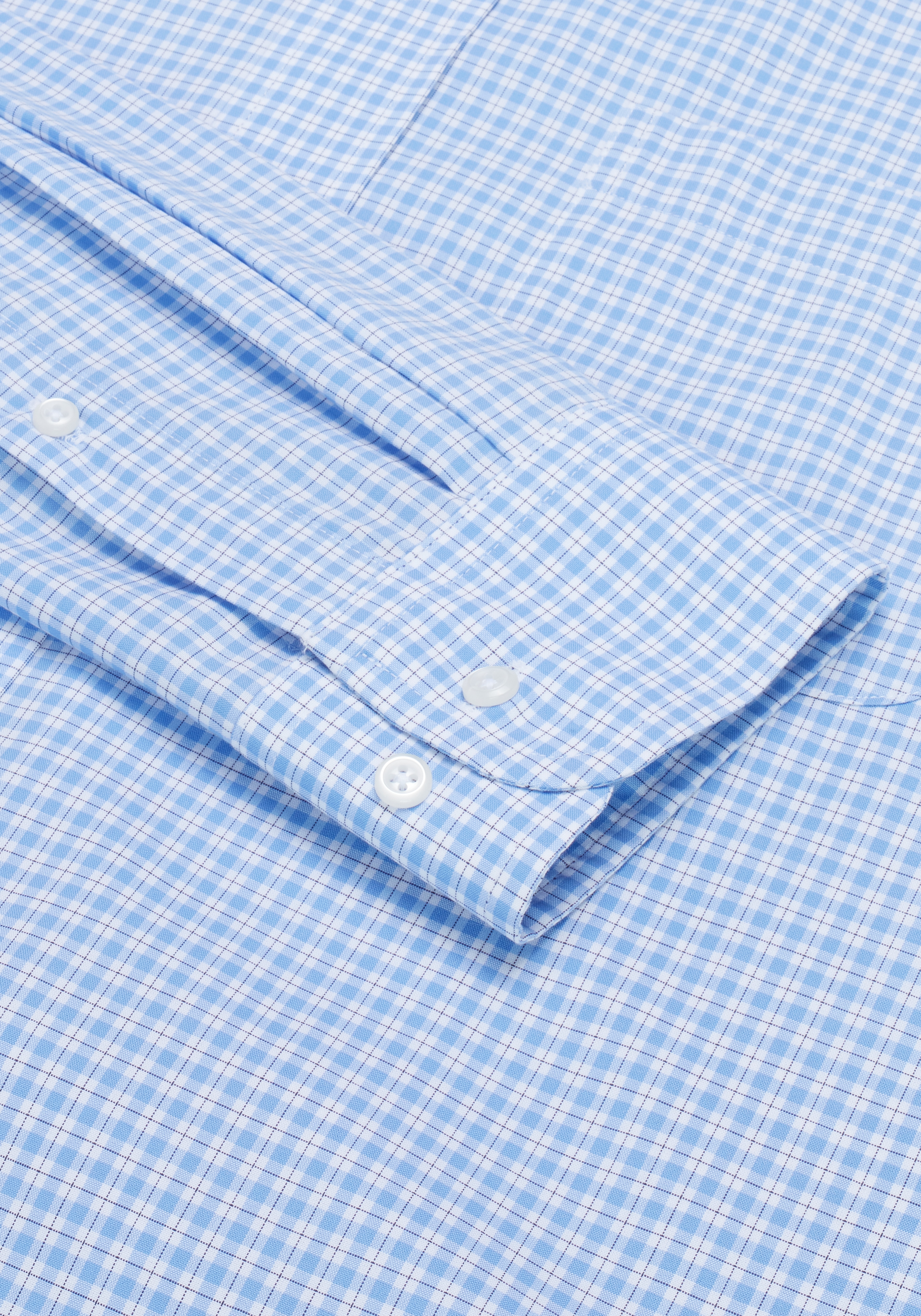 Traveler® Collection Tailored Fit Plaid Dress Shirt