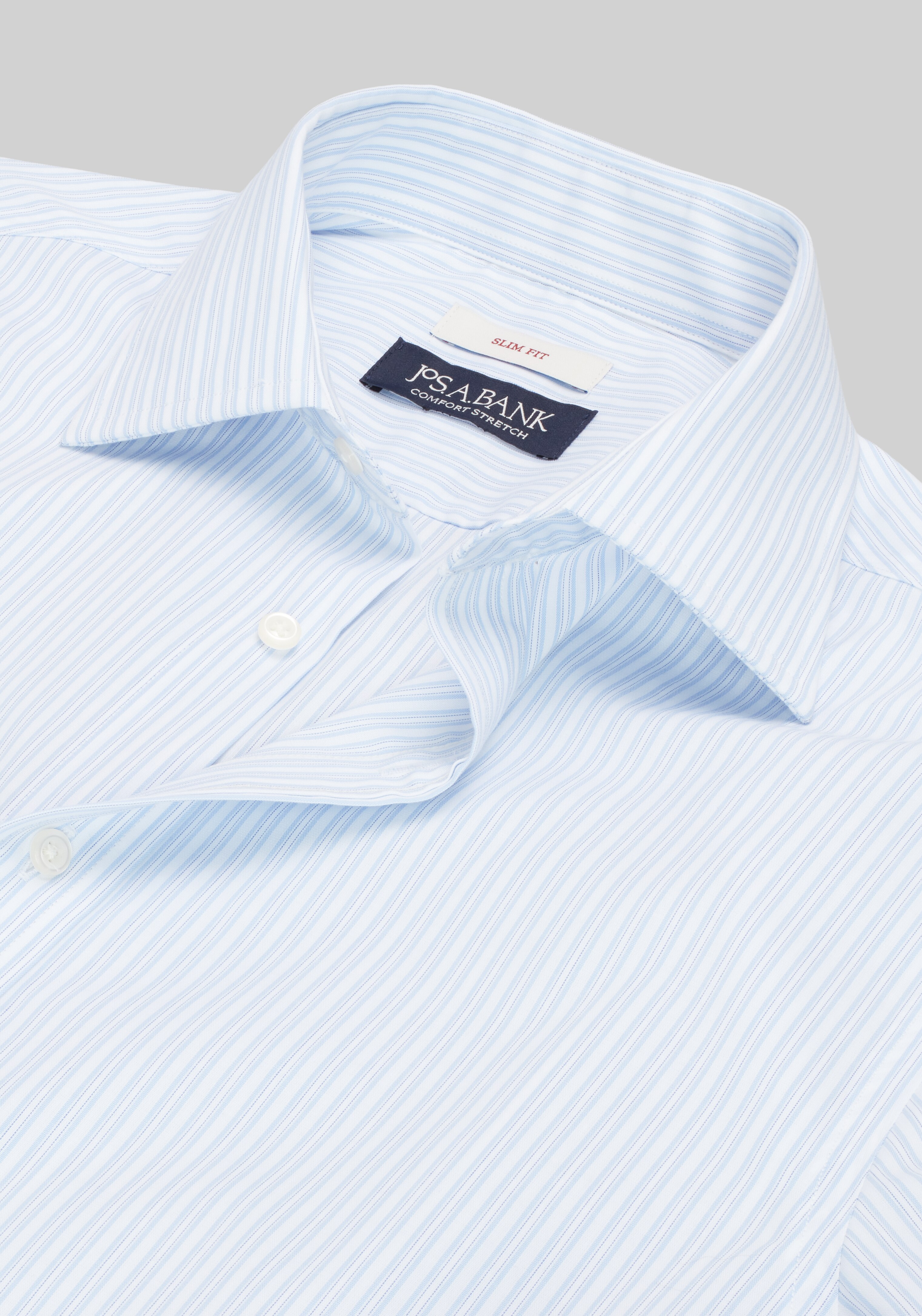 Jos. A. Bank Slim Fit Stripe Comfort Stretch Dress Shirt
