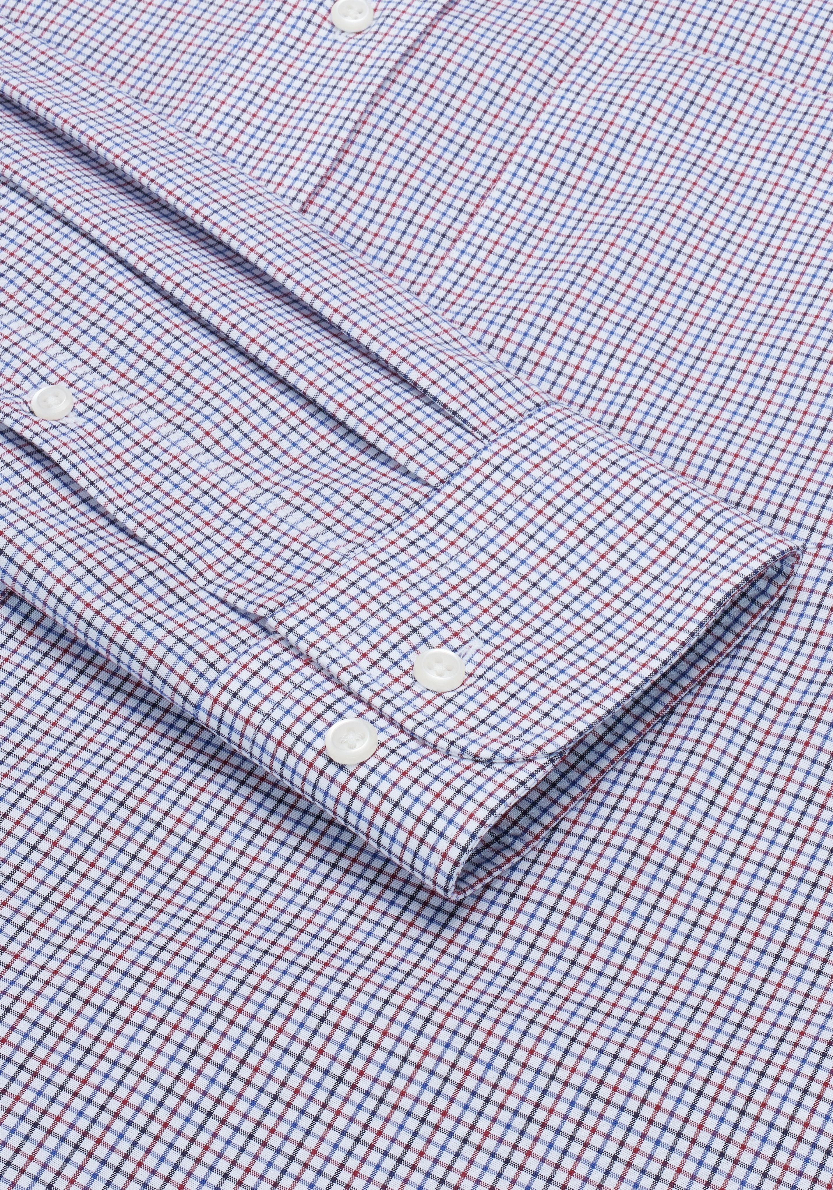 Jos. A. Bank Tailored Fit Grid Dress Shirt