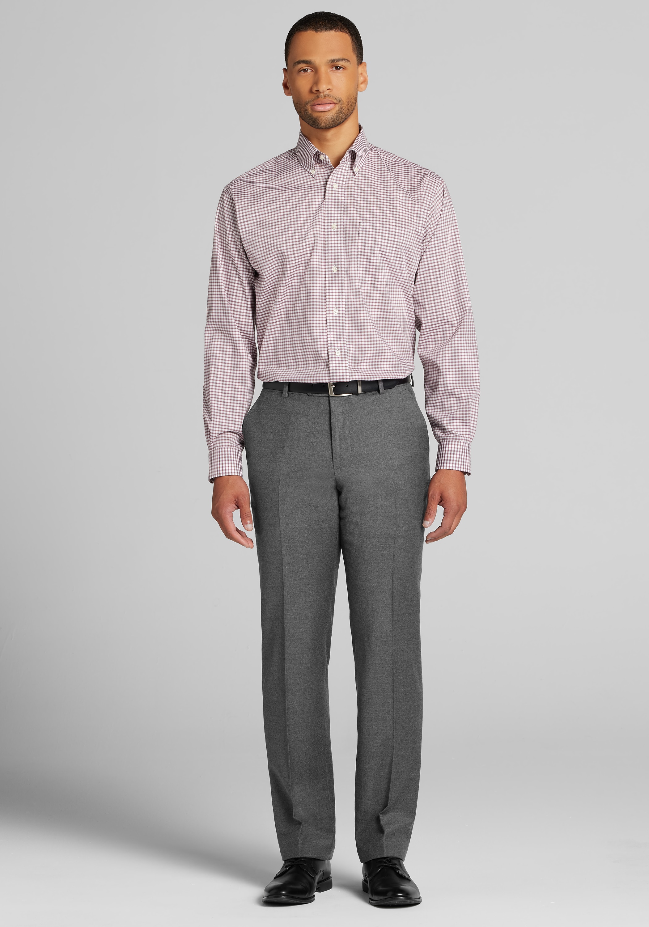 Jos. A. Bank Comfort Stretch Traditional Fit Check Dress Shirt
