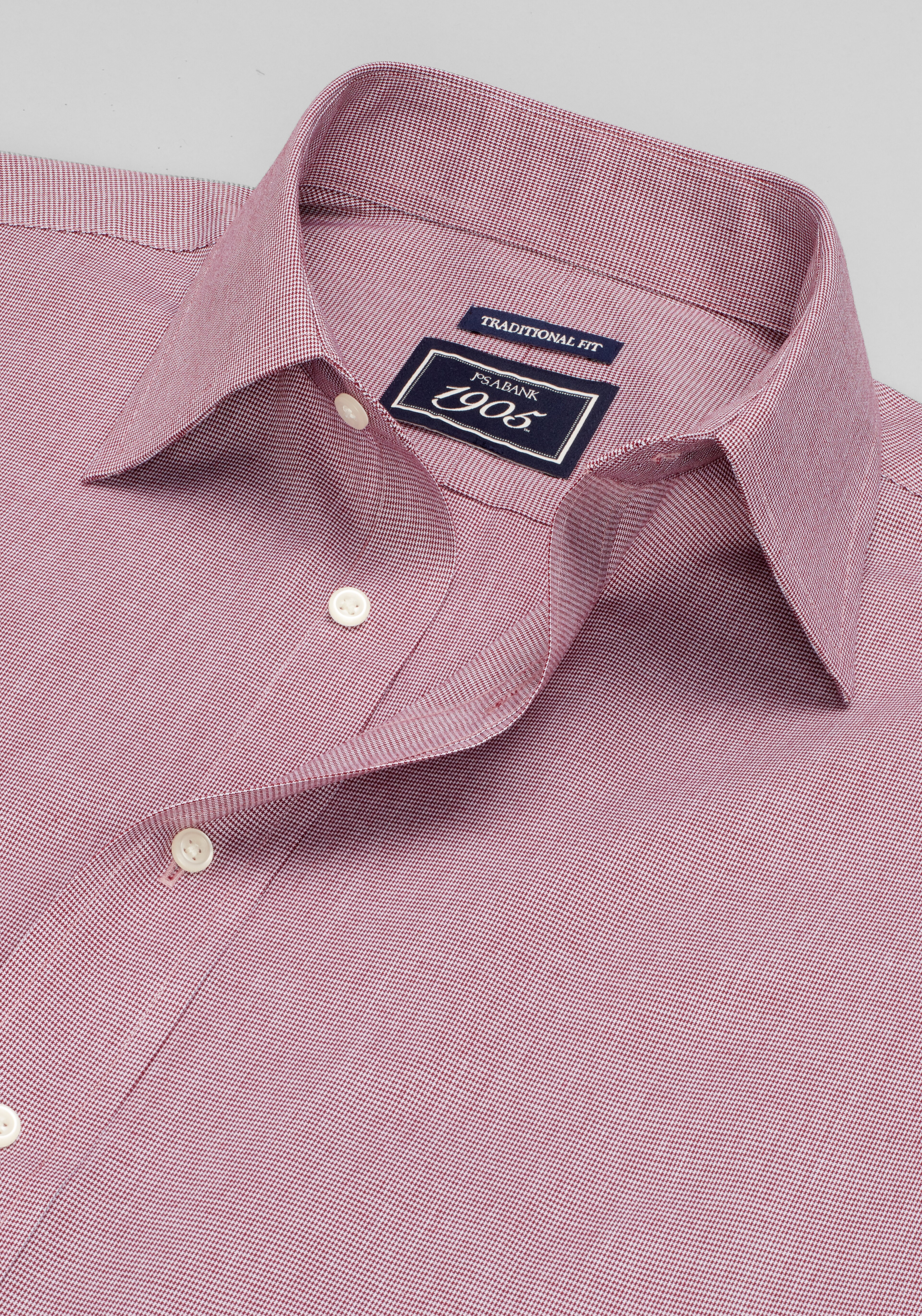 1905 Collection Traditional Fit Mini Houndstooth Dress Shirt