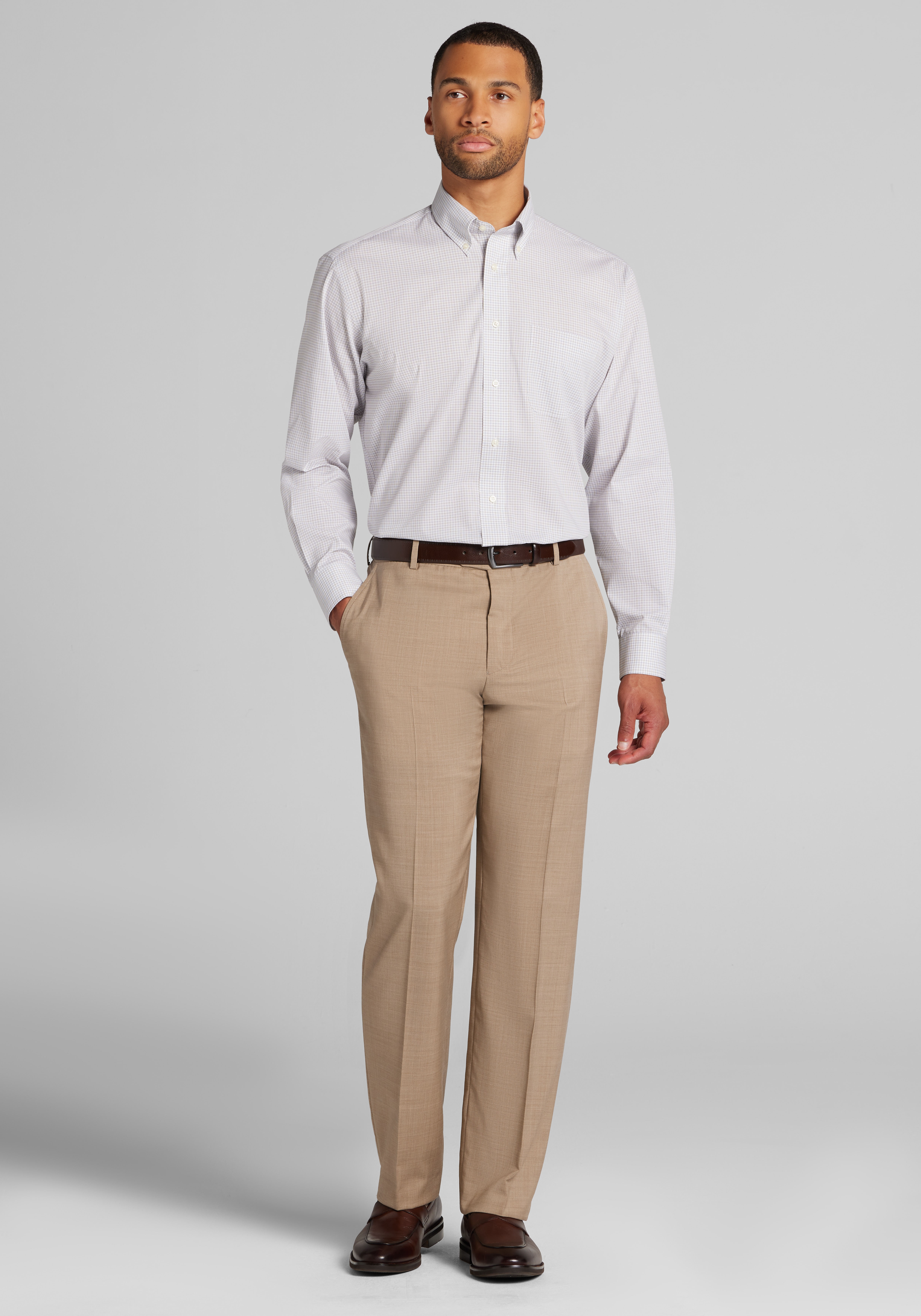 1905 Collection Traditional Fit Check Dress Shirt