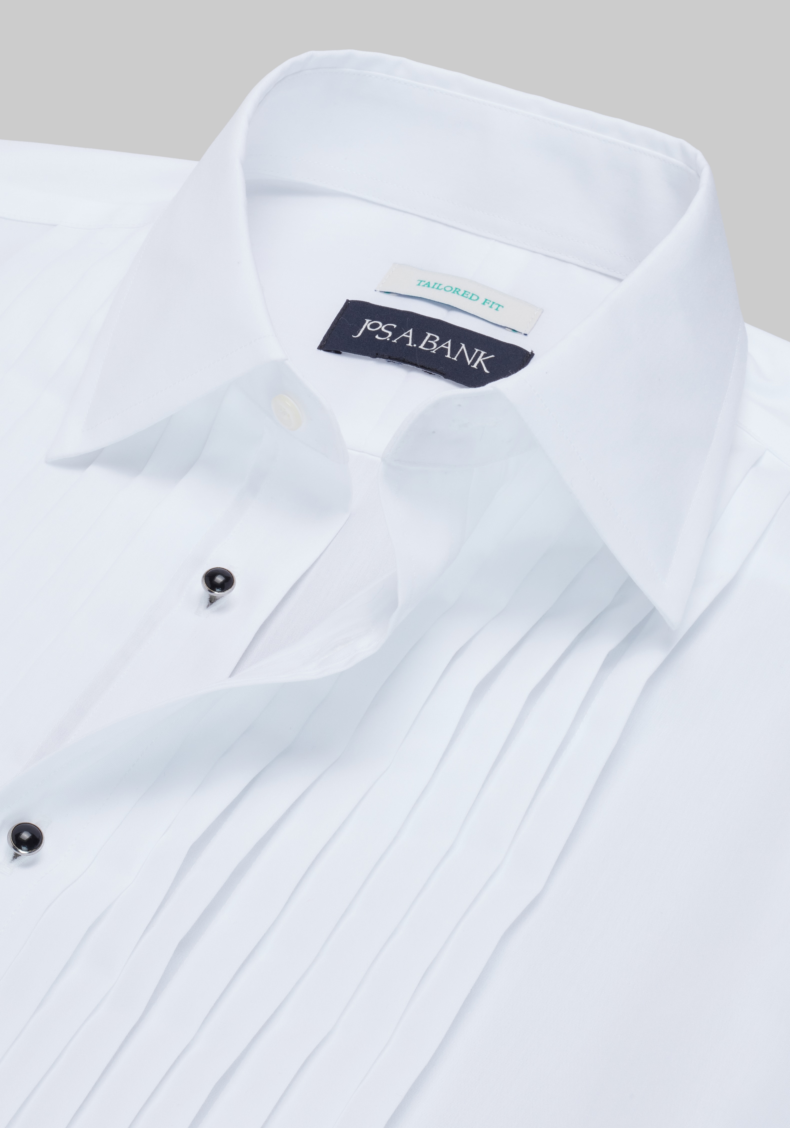 Jos. A. Bank Tailored Fit Eight-Pleat Formal Dress Shirt