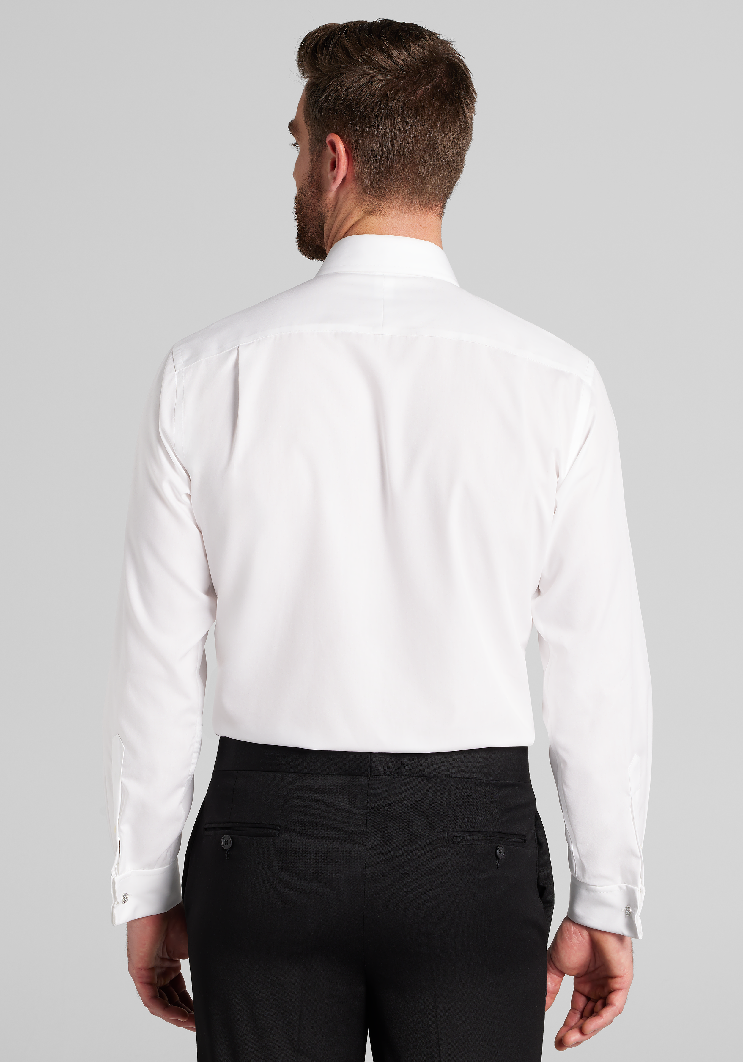 Jos. A. Bank Tailored Fit Eight-Pleat Formal Dress Shirt