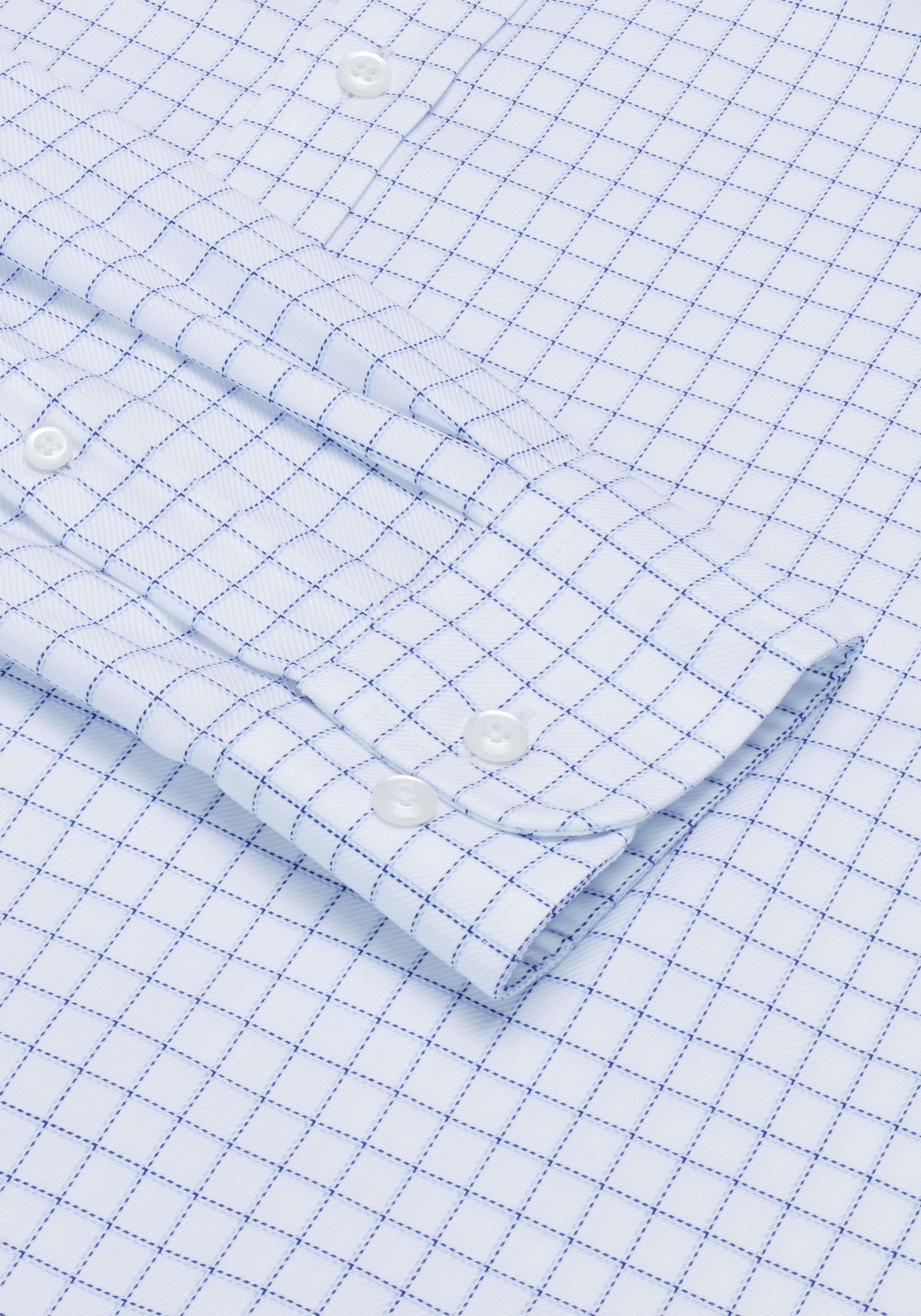 Reserve Collection Slim Fit Spread Collar Grid Dress Shirt