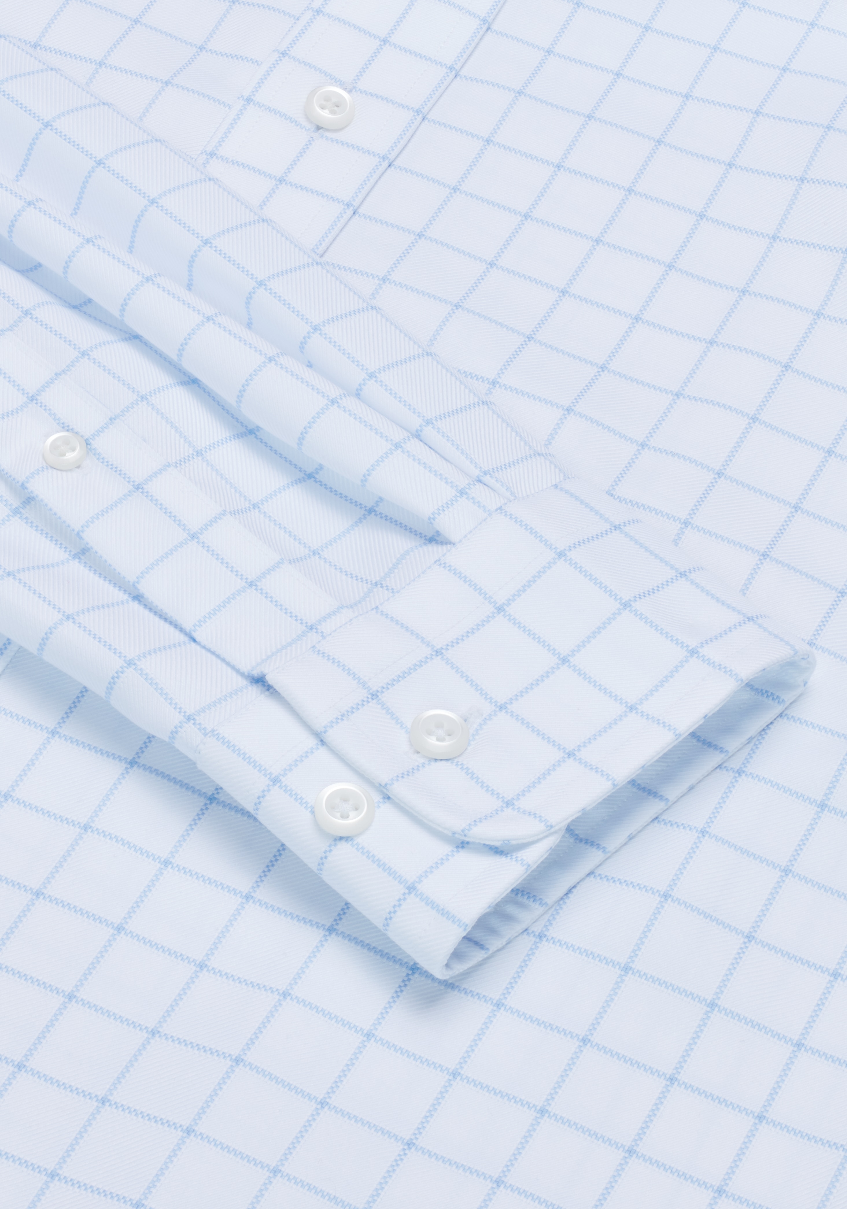 Reserve Tailored Fit Grid Pattern Non-Iron Dress Shirt