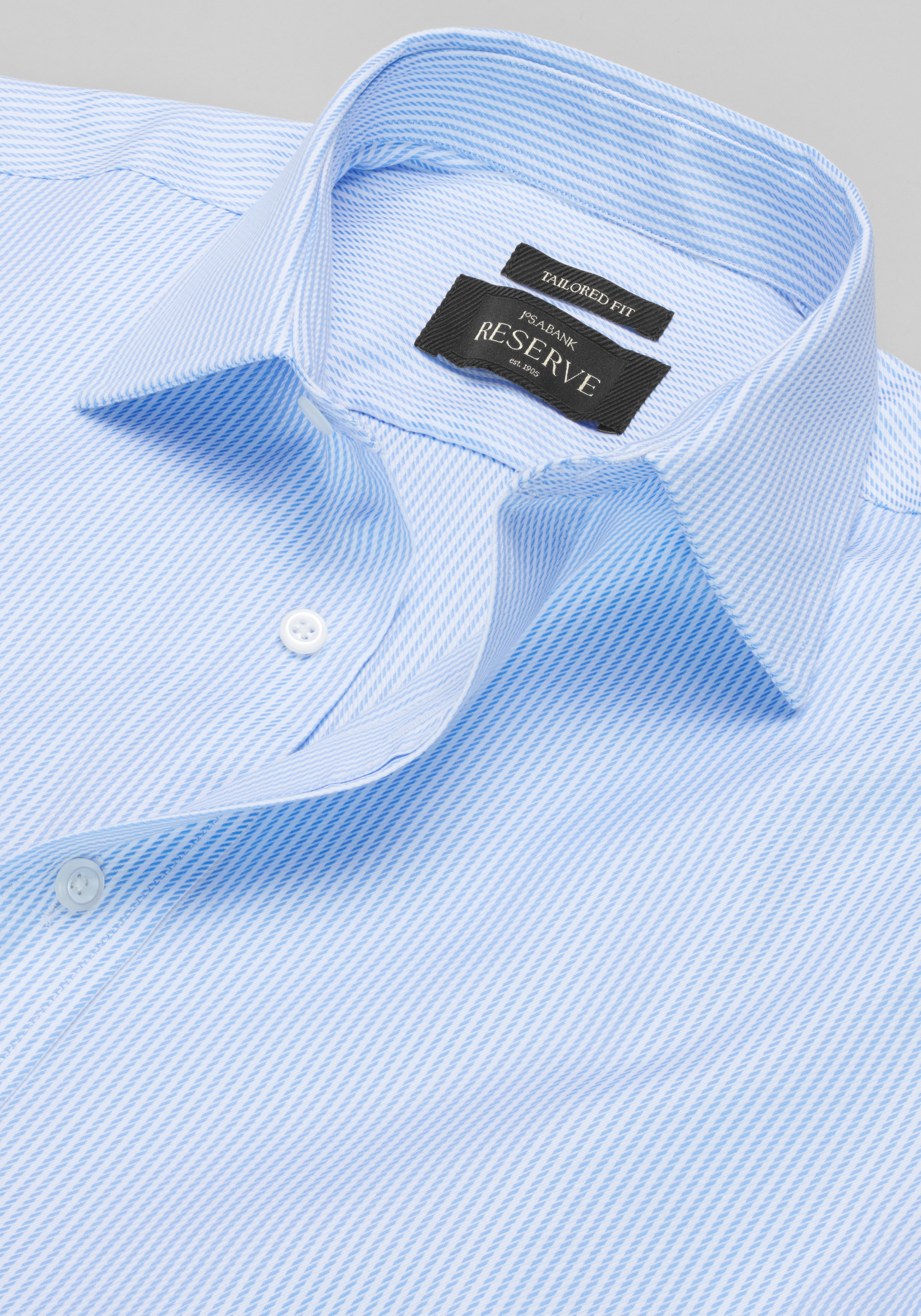 Reserve Tailored Fit Stripe Non-Iron Dress Shirt