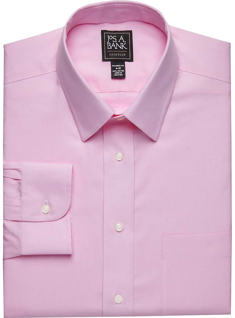Jos. A. Bank Traveler Collection Tailored Fit Collar Men's Dress Shirt
