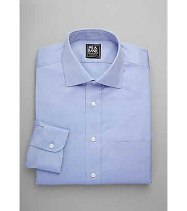 Traveler Collection Traditional Fit Spread Collar Dress Shirt CLEARANCE