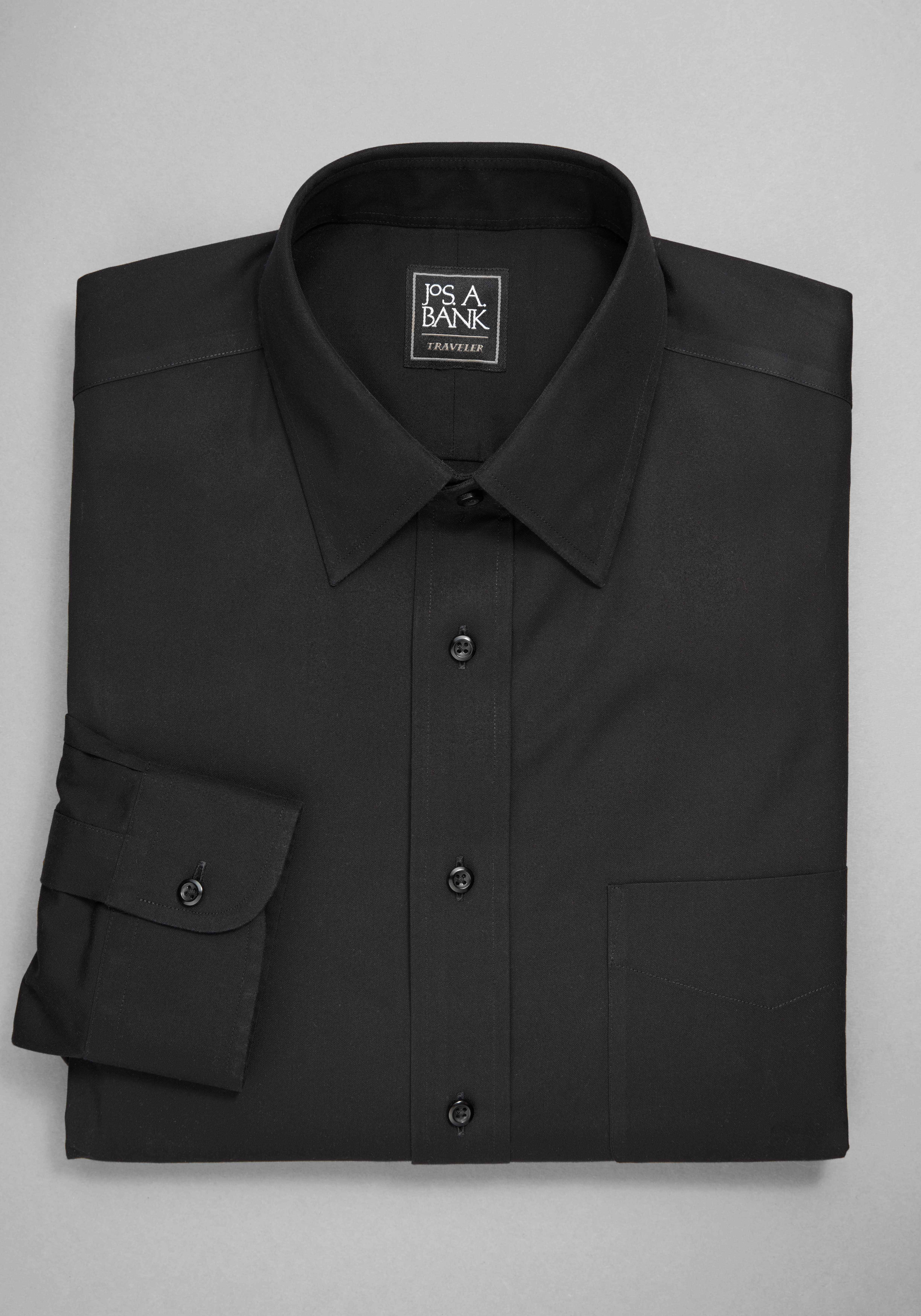 ORIGINAL PREMIUM COTTON LONG SLEEVE FORMAL SHIRT - Black