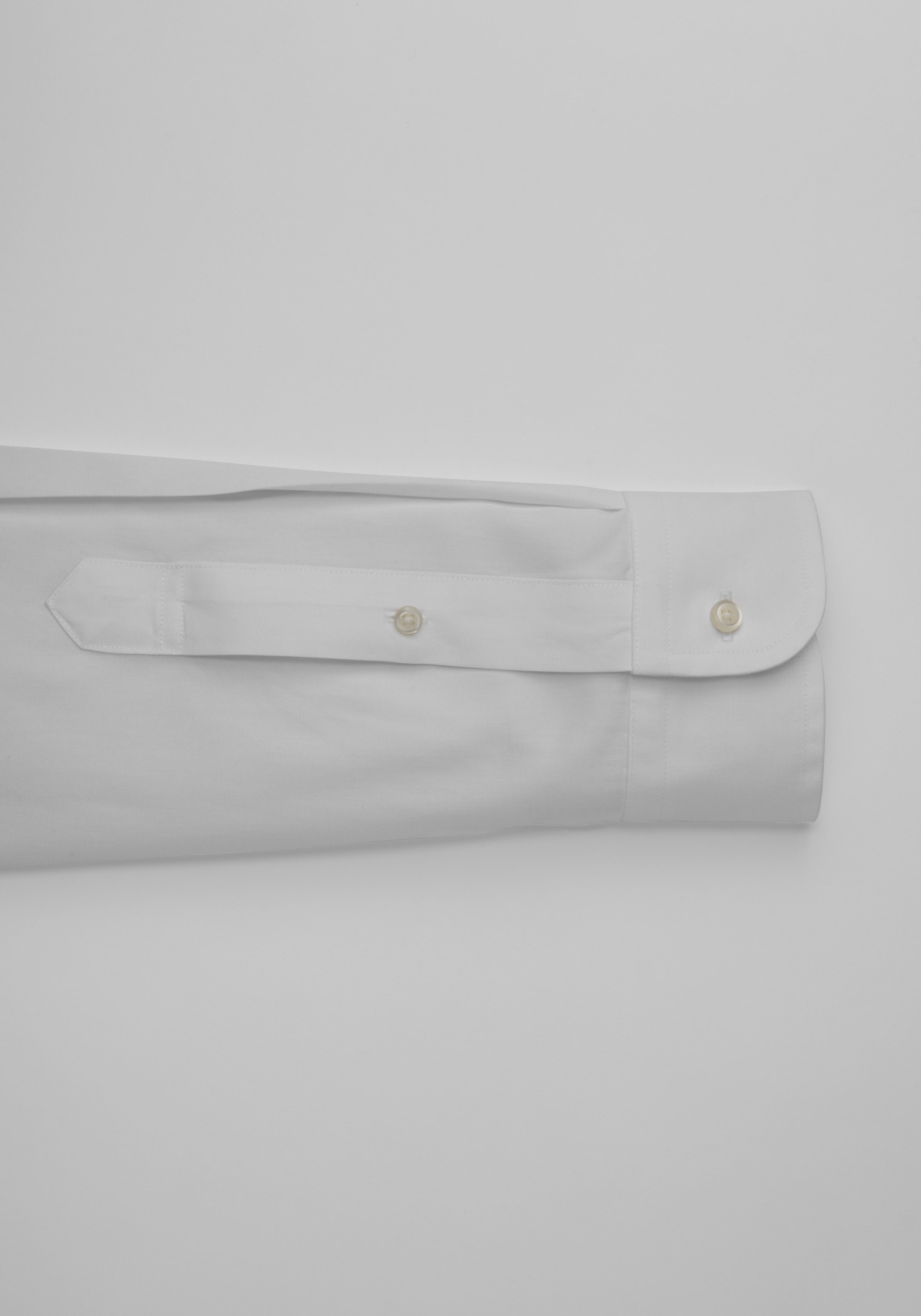 Traveler® Collection Tailored Fit Point Collar Solid Dress Shirt
