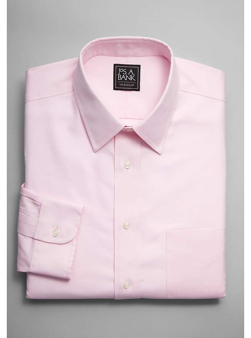 Traveler Collection Tailored Fit Point Collar Dress Shirt is now $4.97