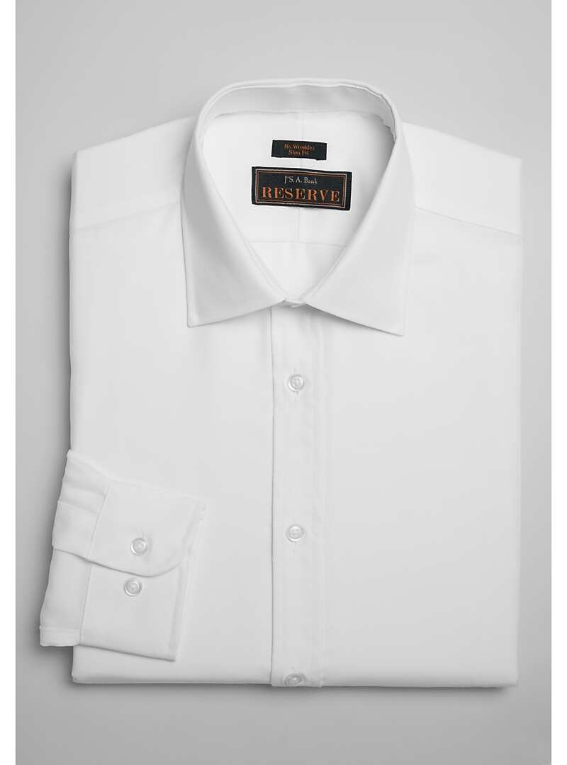 Reserve Collection Slim Fit Spread Collar Dress Shirt Big & Tall CLEARANCE All Clearance