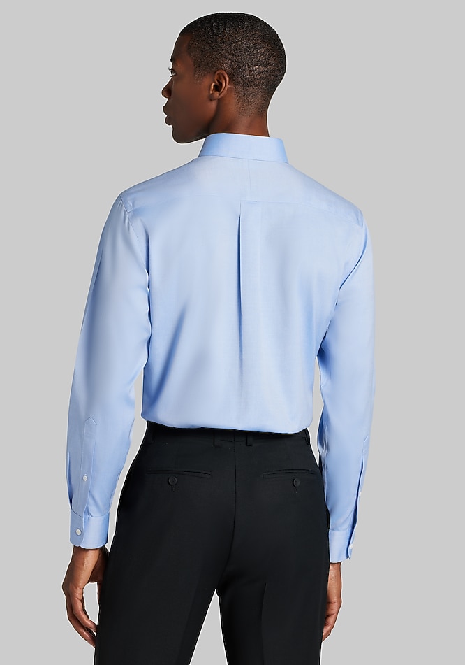 fitted lace wedding dress Phenom Classic Light Blue Gingham Short Sleeve Dress Shirt – Timeless and Versatile Look main image 1