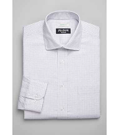 Traveler Collection Tailored Fit Point Collar Dress Shirt