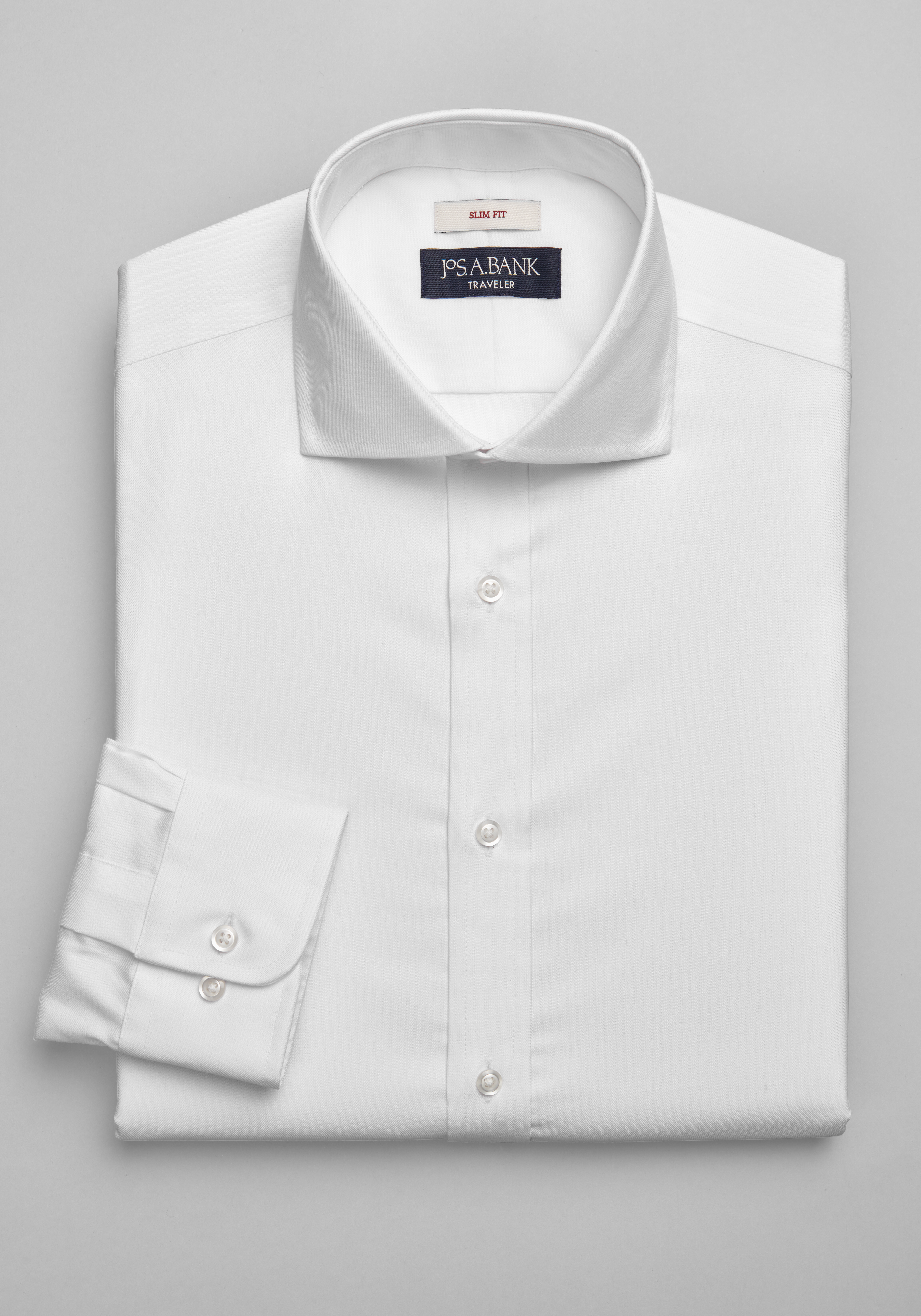 White/Cream 15 1/2 32/33 Traveler Dress Shirts