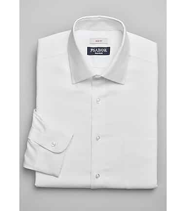 Traveler Collection Slim Fit Solid Dress Shirt CLEARANCE