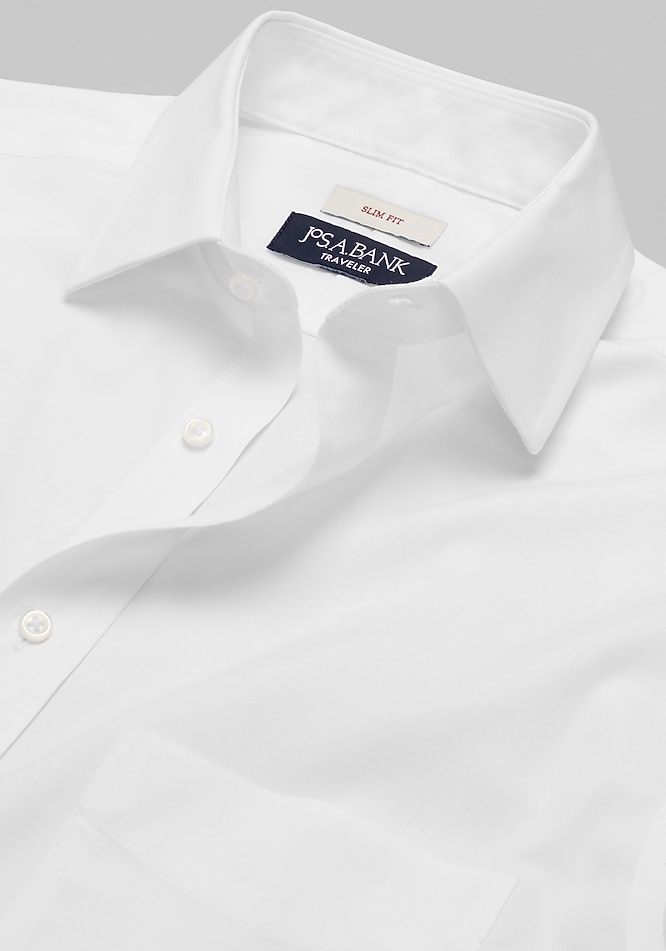 white mens fitted dress shirt Hfyihgf Men's Muscle Fit Dress Shirts Wrinkle-Free Solid Long Sleeve Formal  Shirt Business Casual Button Down Shirt(White,3XL)