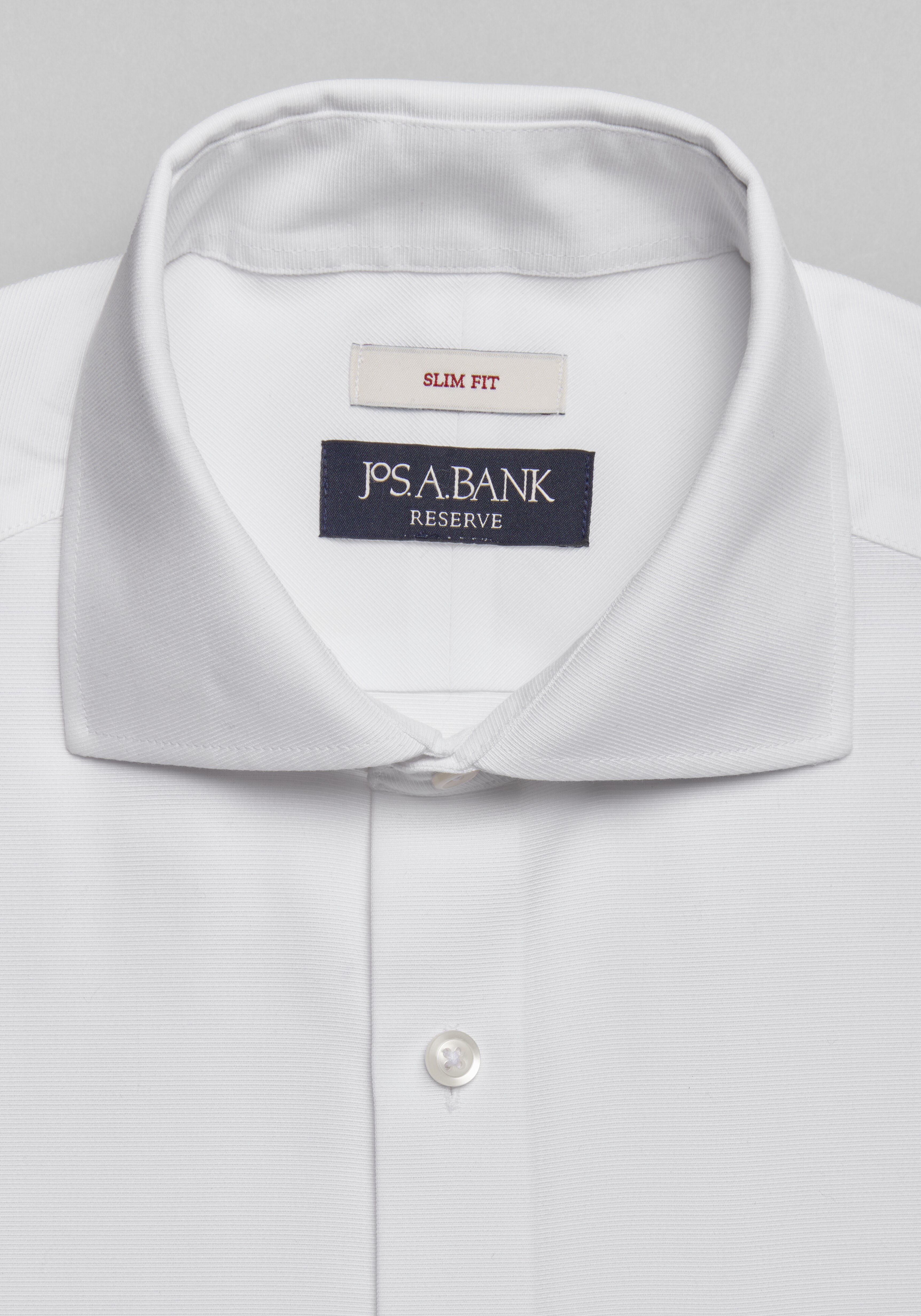 Reserve Collection Slim Fit Cutaway Collar Solid Dress Shirt  CLEARANCE