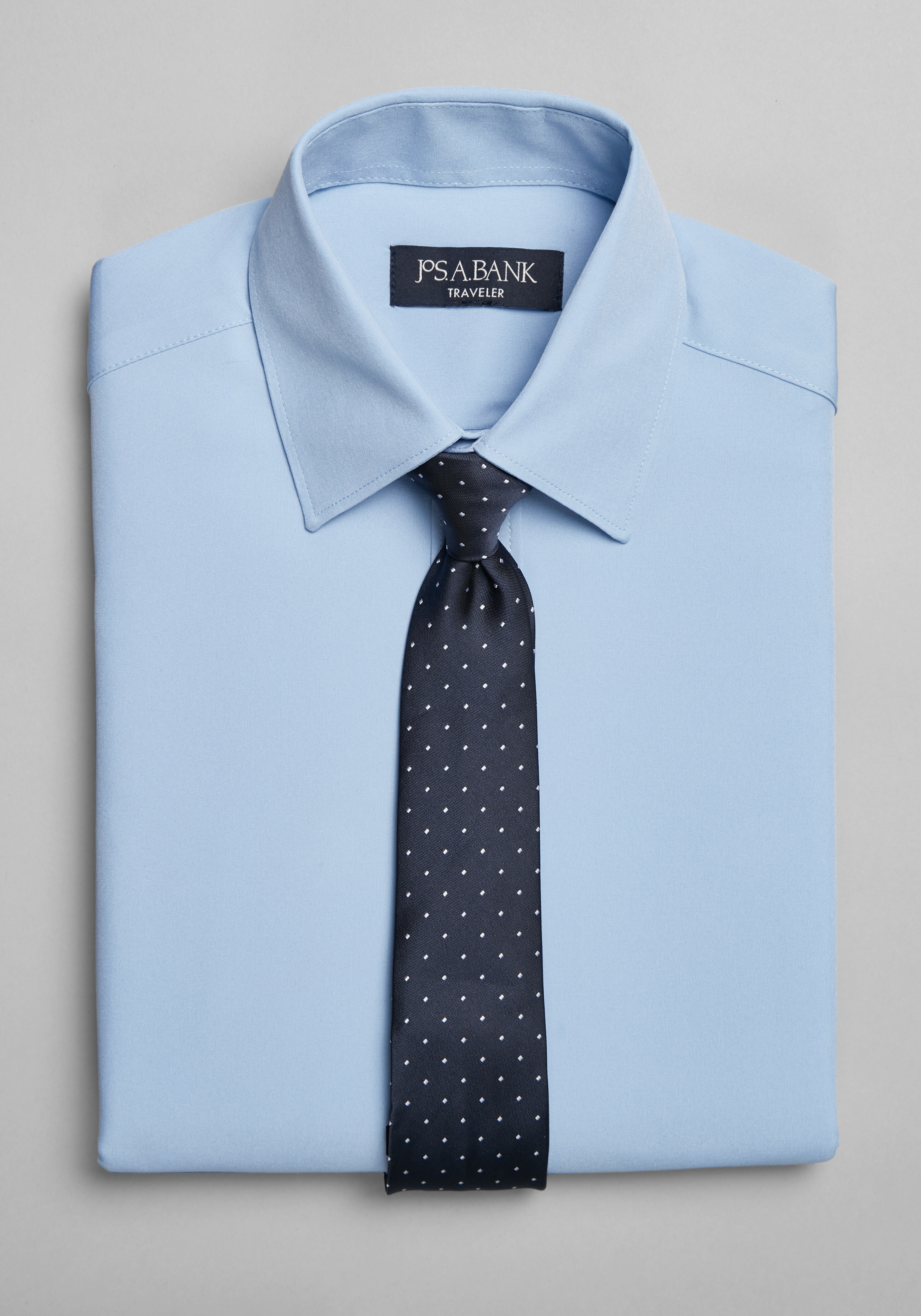 Traveler® Collection Boys Dress Shirt & Tie Set