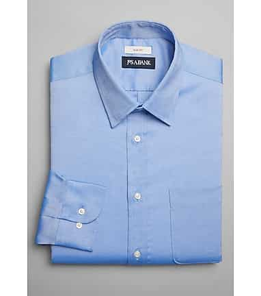 Cotton Blend Slim Fit Mens Formal Shirt