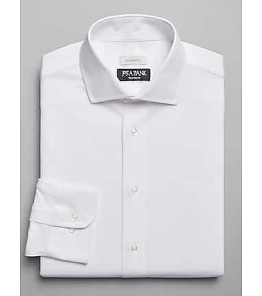 Traveler Collection Tailored Fit Spread Collar Coolmax Dress Shirt