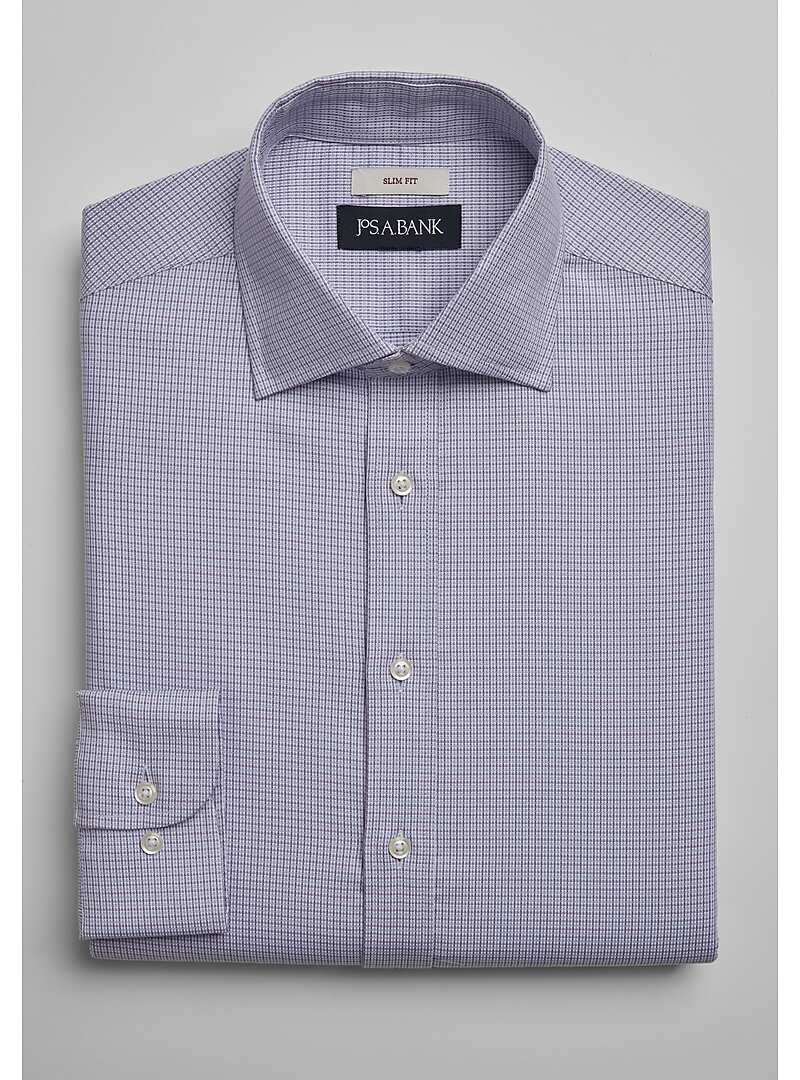 Jos. A. Bank Slim Fit Dobby Check Dress Shirt Jos. A. Bank Dress
