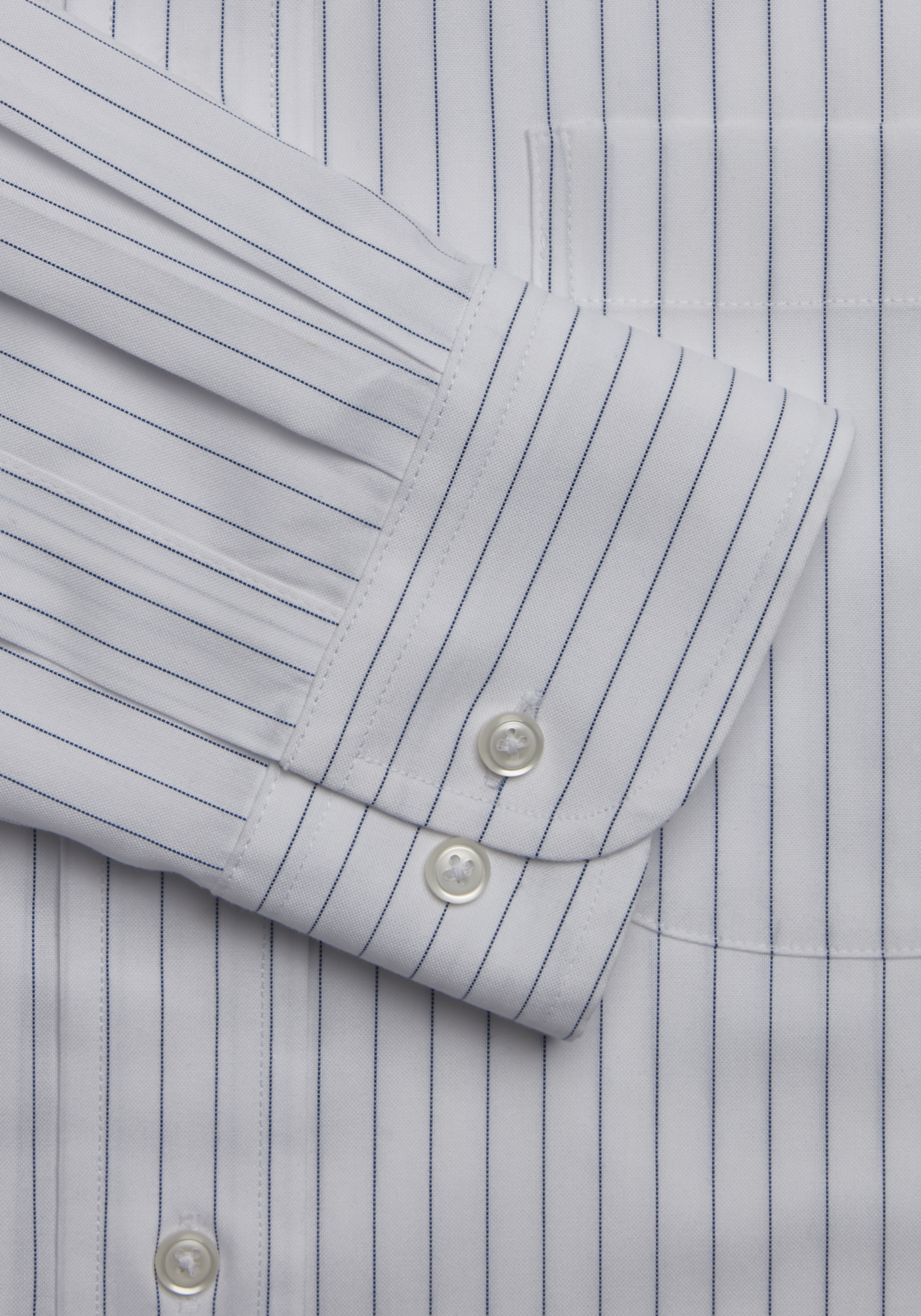 Traveler® Collection Traditional Fit Button-Down Collar Stripe Dress Shirt CLEARANCE