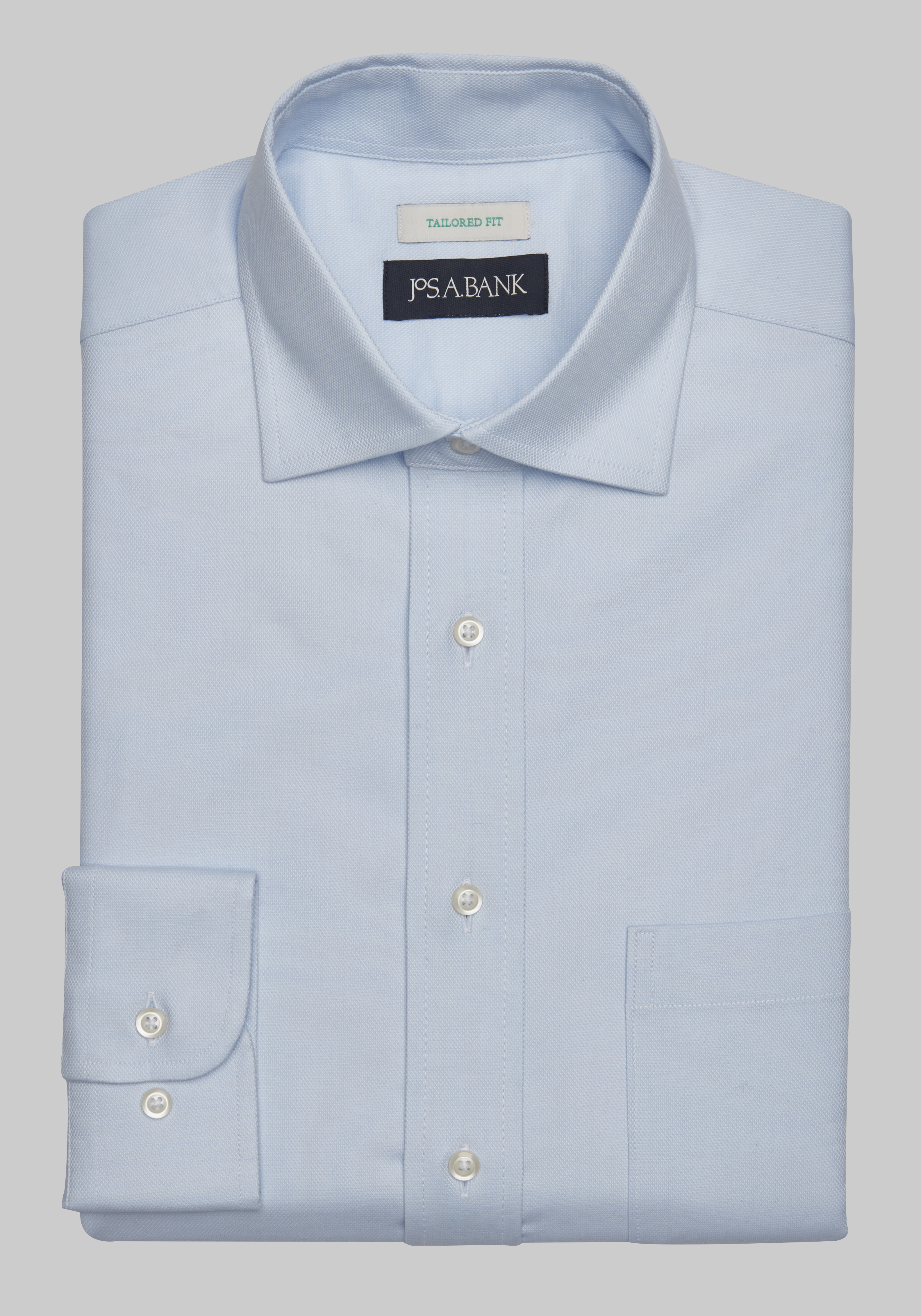 Men's Short Sleeve Oxford Shirt · 75% Cotton-25% Polyester · White