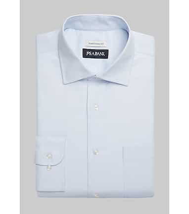 Men s Big Tall Jos. A. Bank Traditional Fit Spread Collar Dress Shirt at Jos. A. Bank Light Blue Size 18 1 2 x 36 37