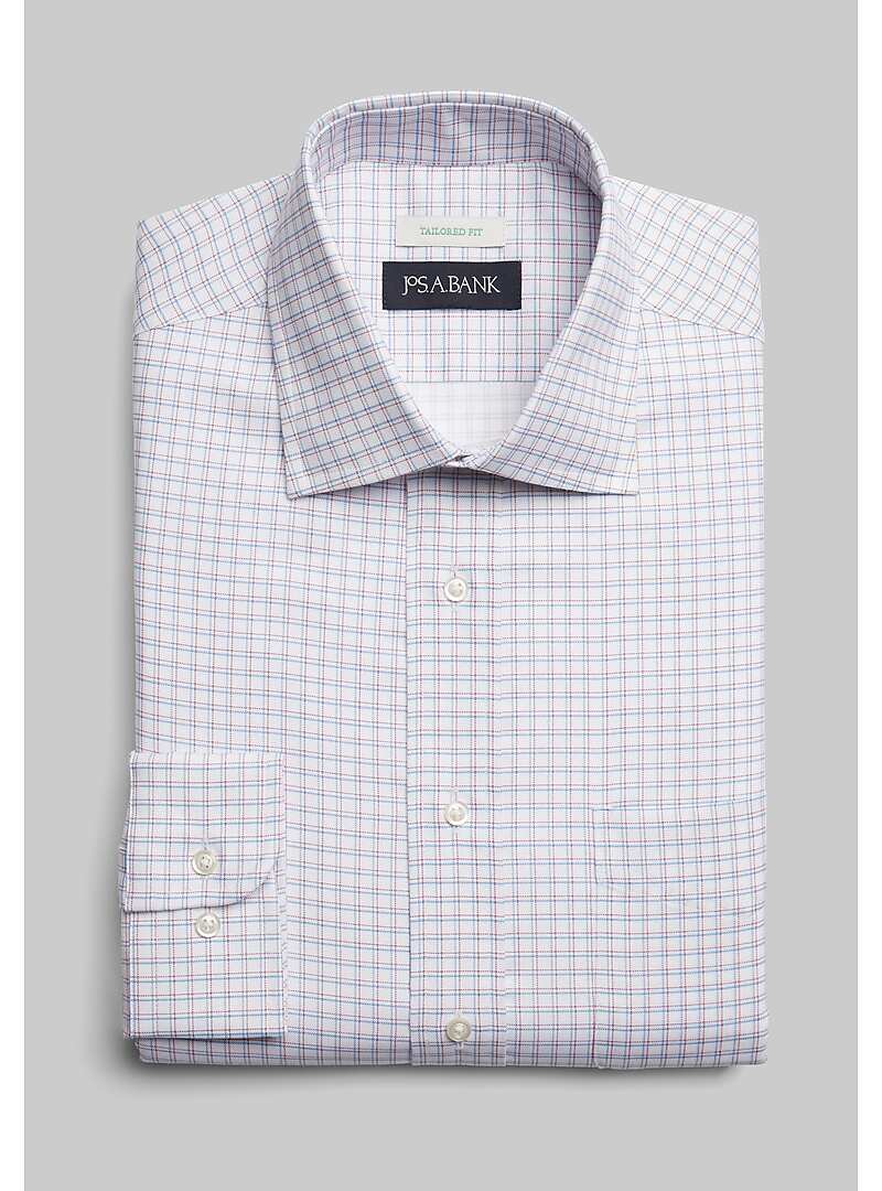 Jos. A. Bank Tailored Fit Double Check Dress Shirt Cyber Monday Deals