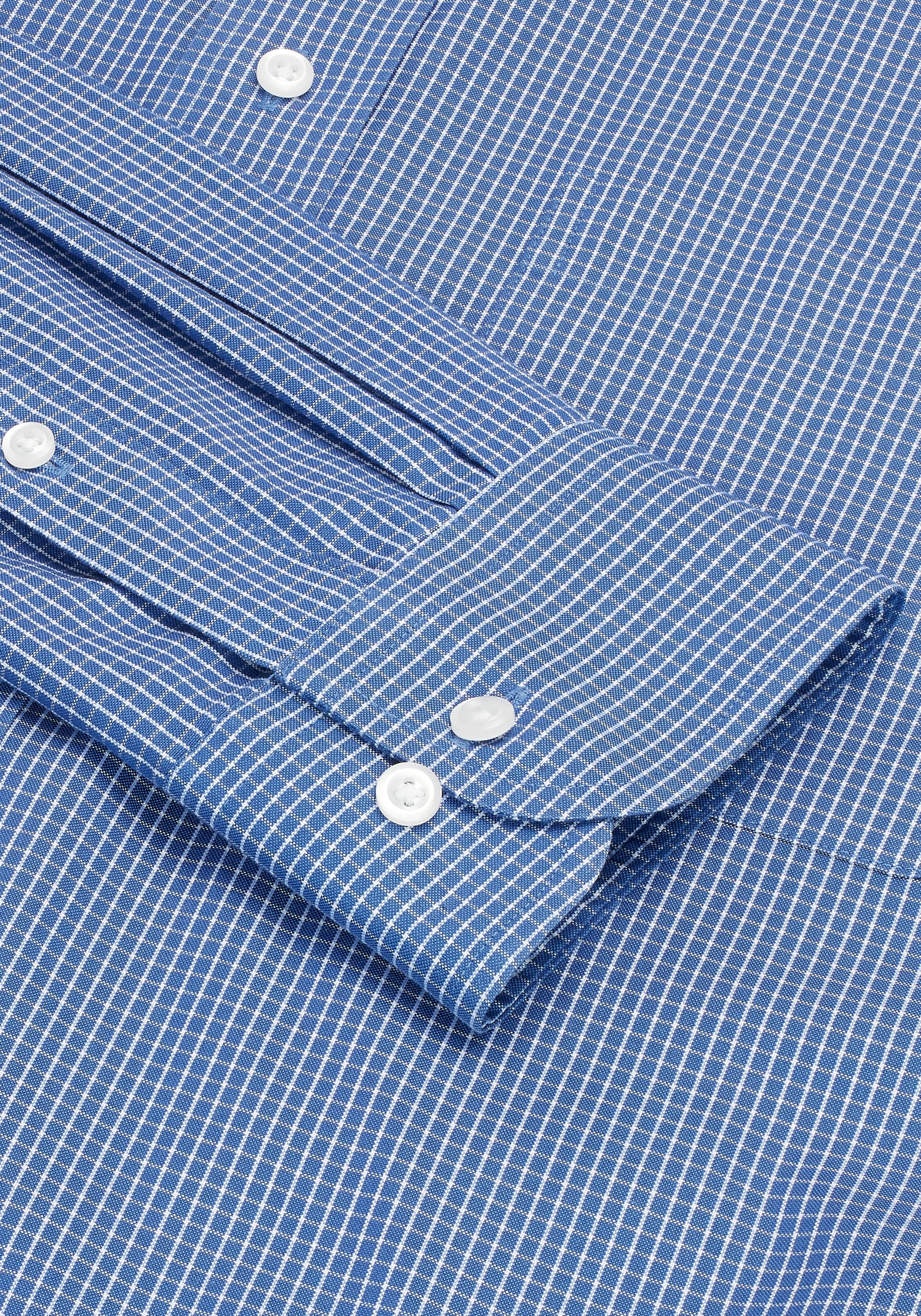 Traveler® Collection Traditional Fit Button-Down Collar Mini Check Dress Shirt