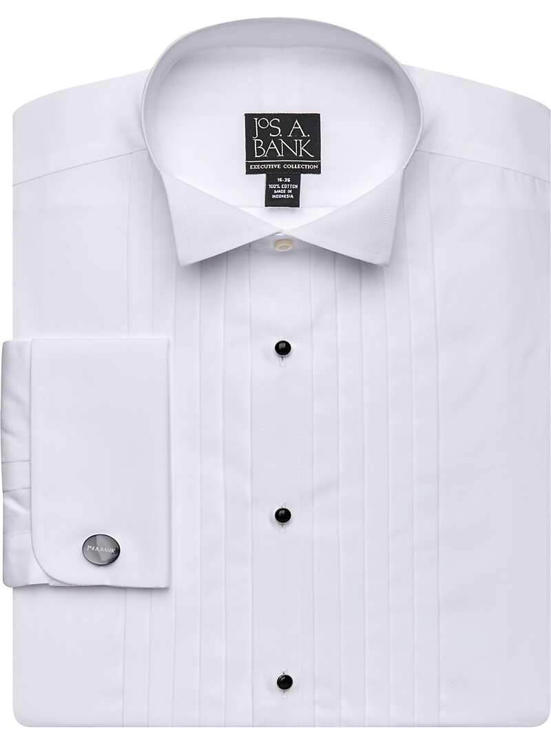 Executive Collection Traditional Fit Wing Collar French Cuff Formal