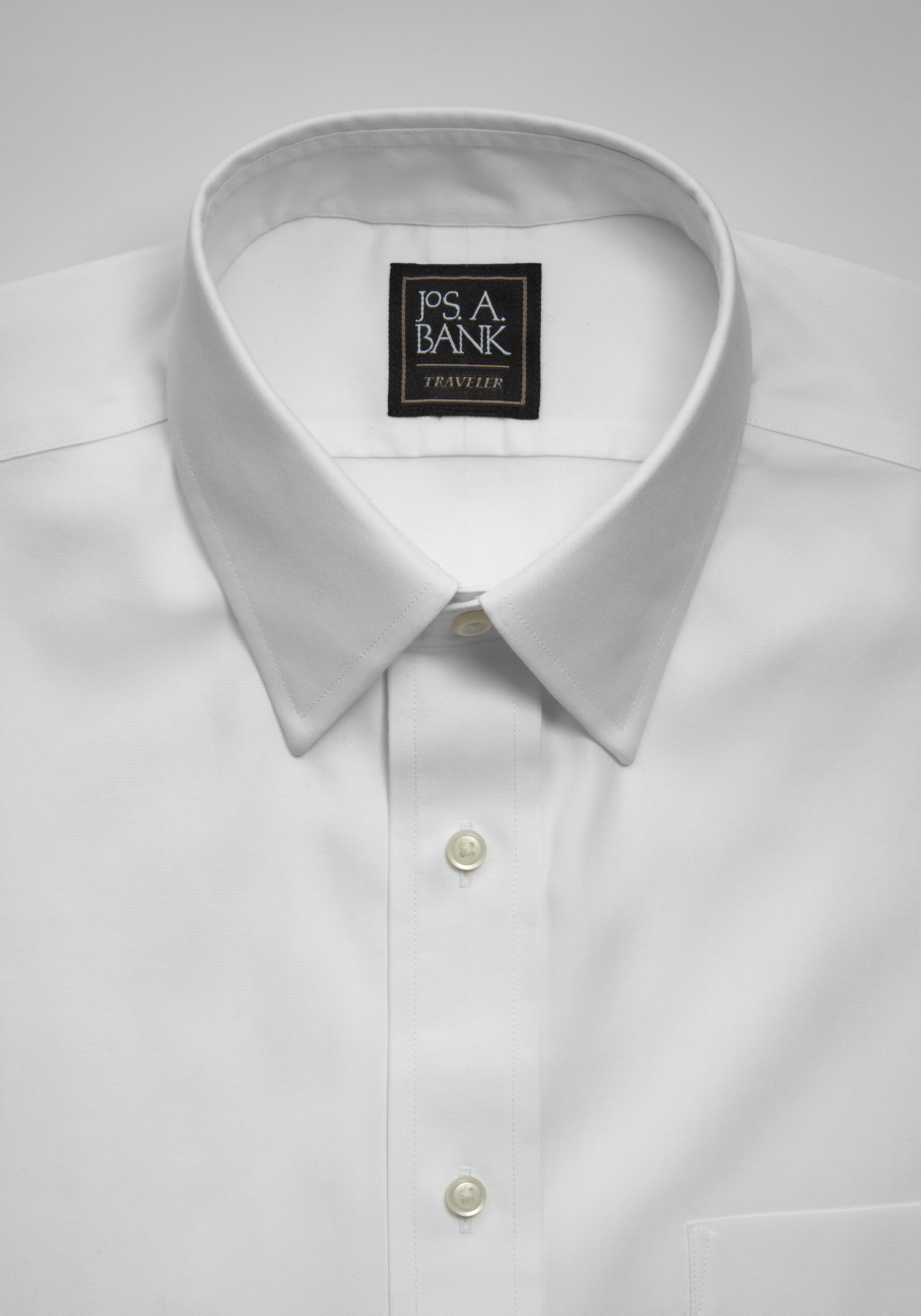 Traveler® Collection Traditional Fit Point Collar Dress Shirt - Big & Tall
