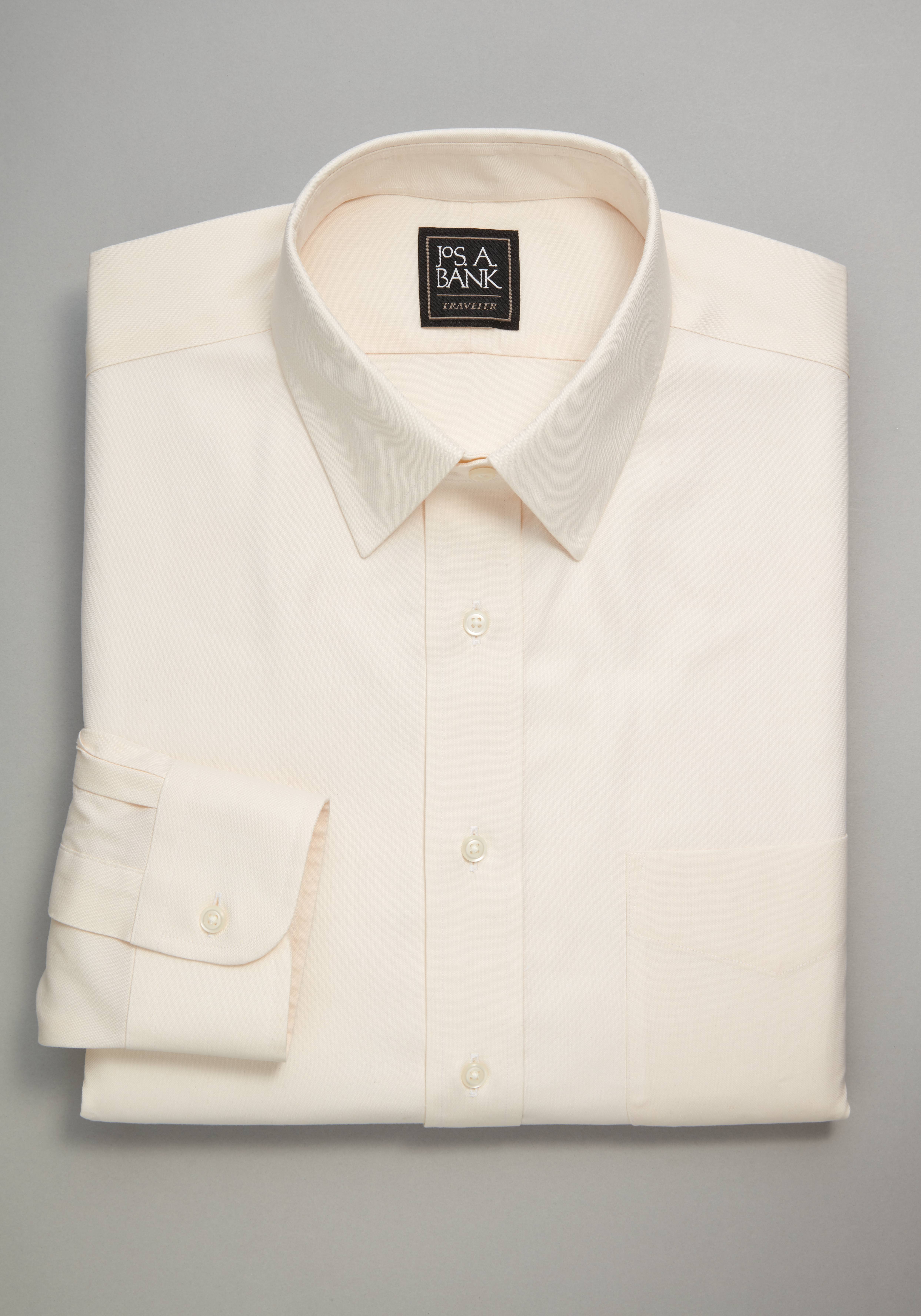 Men's Tall Traveler Stretch Dress Shirt White