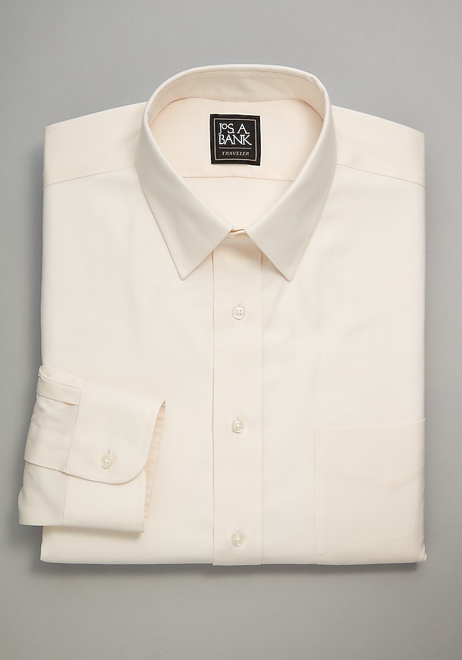 shirt fit dress shirt no top button