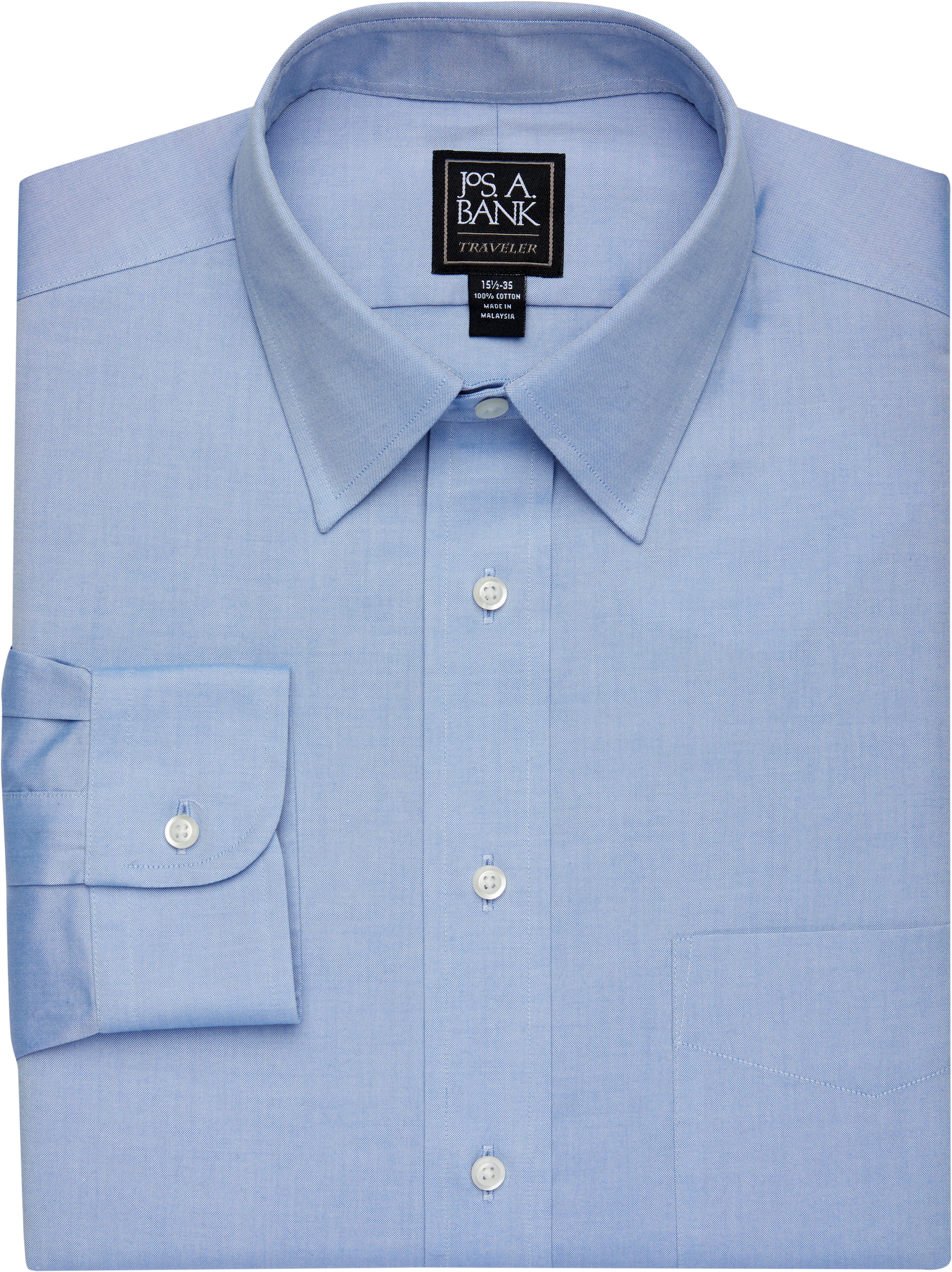 point collar dress shirt