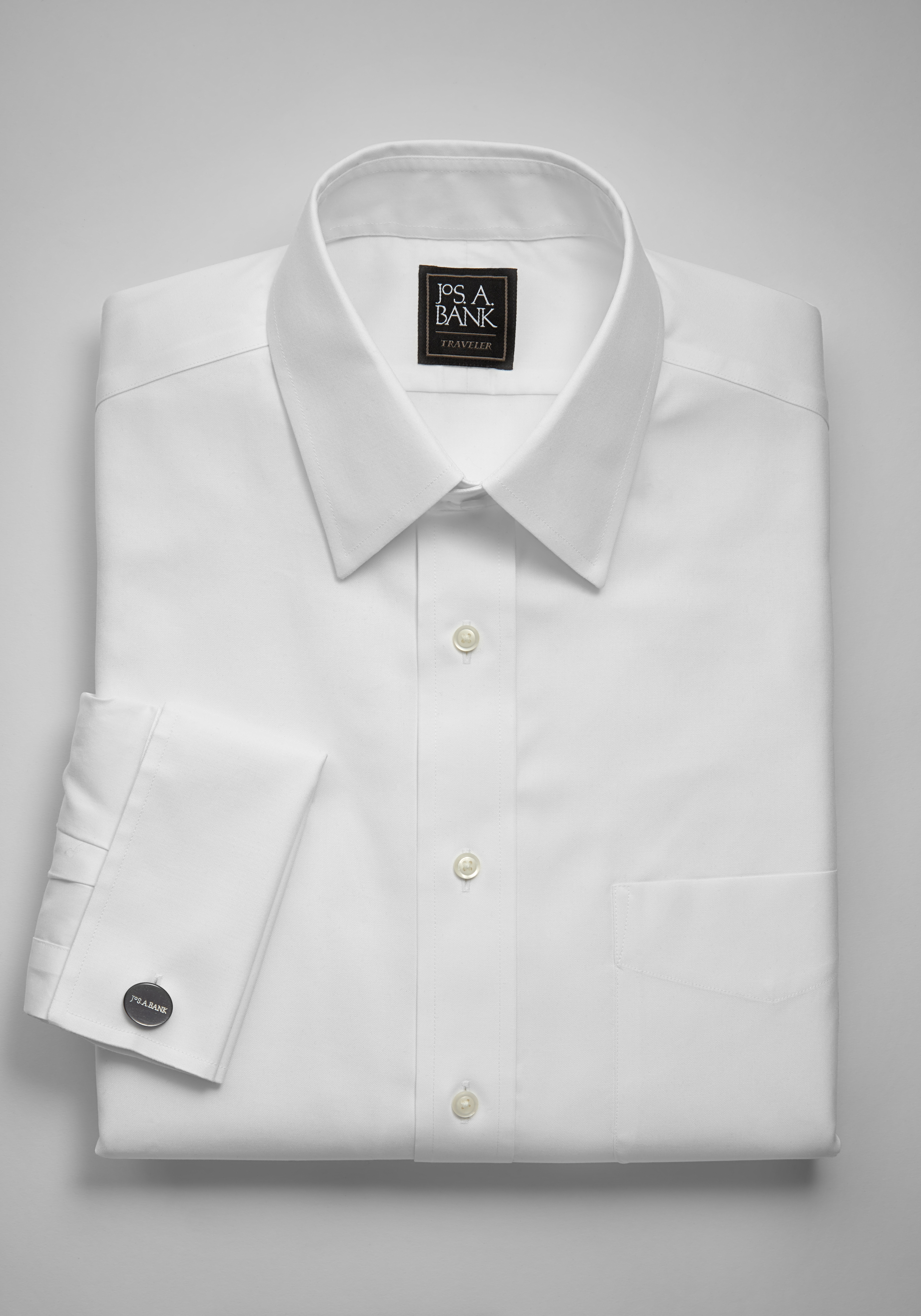 NEXT Regular Fit Single Cuff Double Collar Shirt White Men Shirts