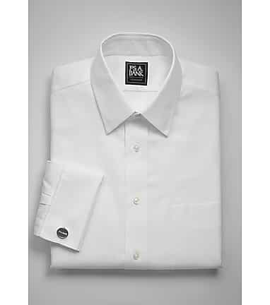 Traveler Collection Traditional Fit Point Collar Dress Shirt