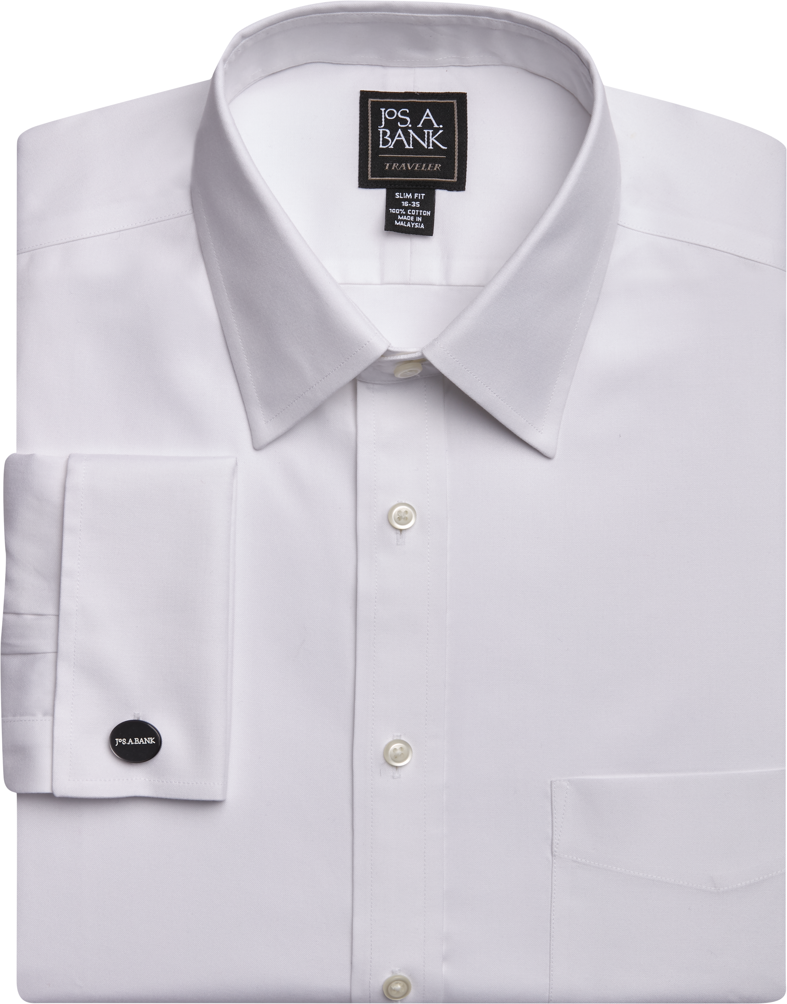 white french cuff dress shirt