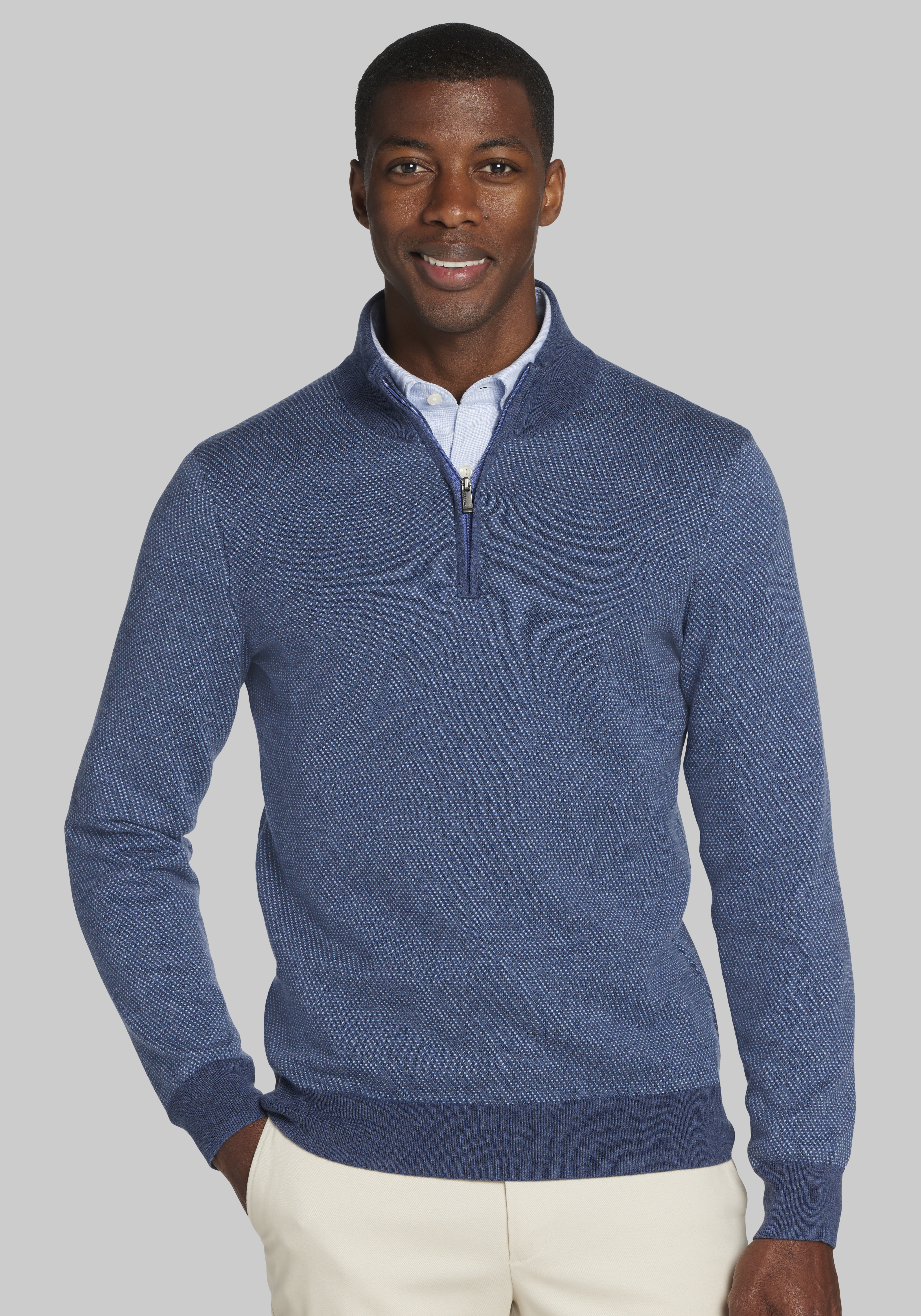 Mens pullover sweater with buttons best sale