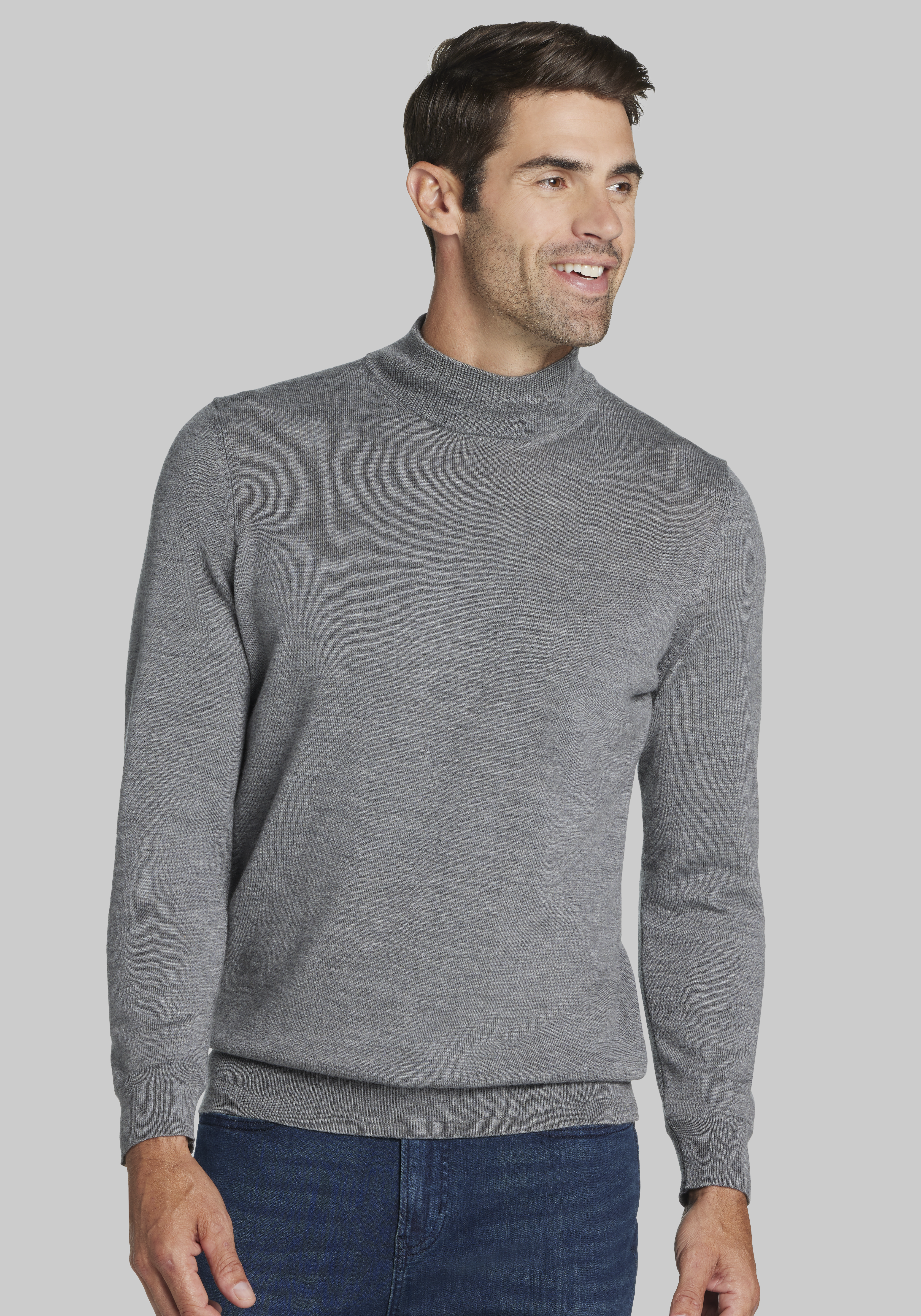 Joseph Merino Wool V-neck Sweater in shops Grey