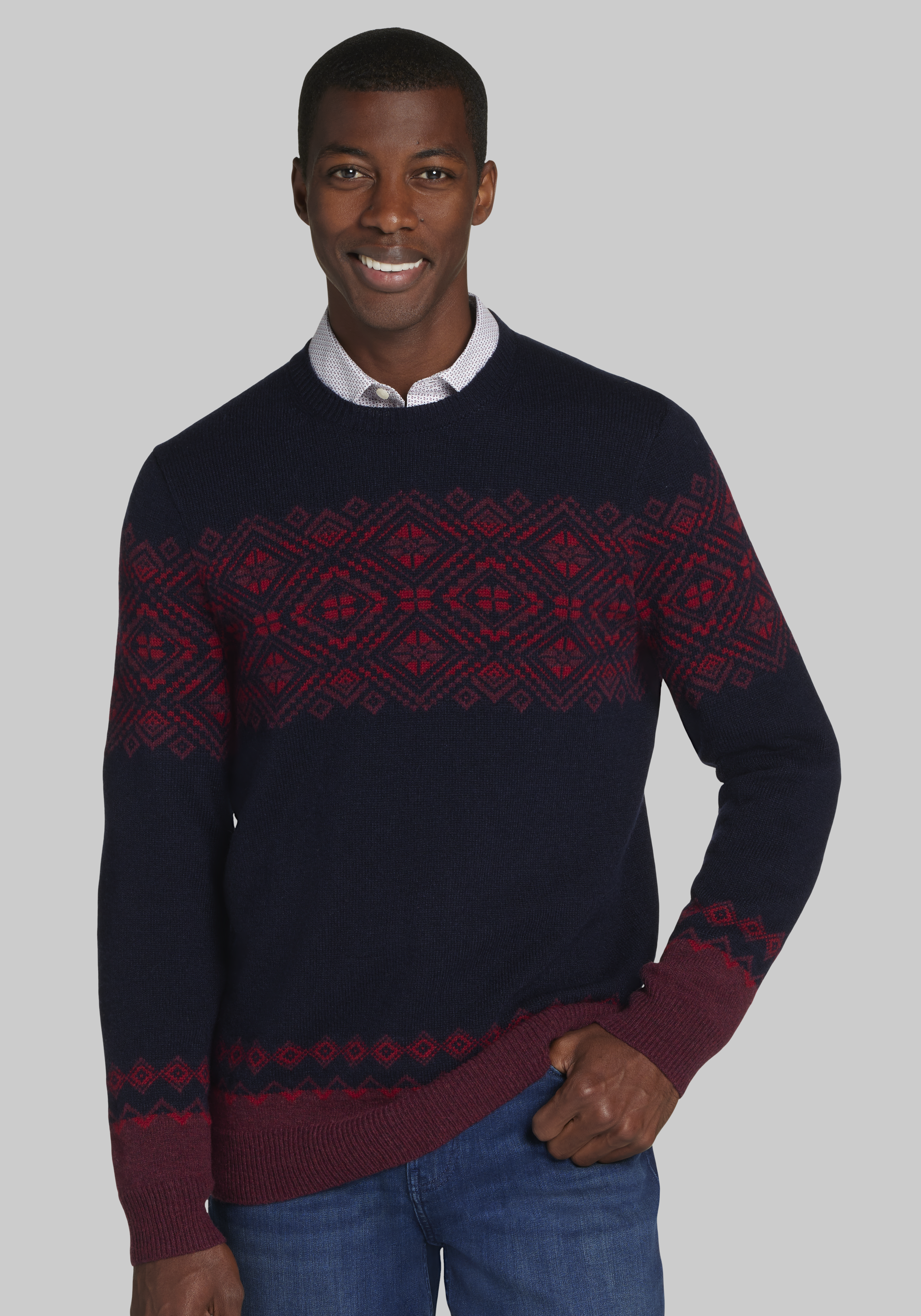 Men s Big Tall Sweaters V Necks More JoS. A. Bank