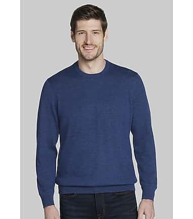 Jos. A Bank Merino Wool Crew Neck Sweater Jos. A. Bank Comfort Stretch Sweaters Jos A Bank