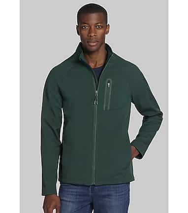 Men s Traveler Collection Tailored Fit Softshell Jacket Clearance at Jos. A. Bank blue navy Blazer Size Large