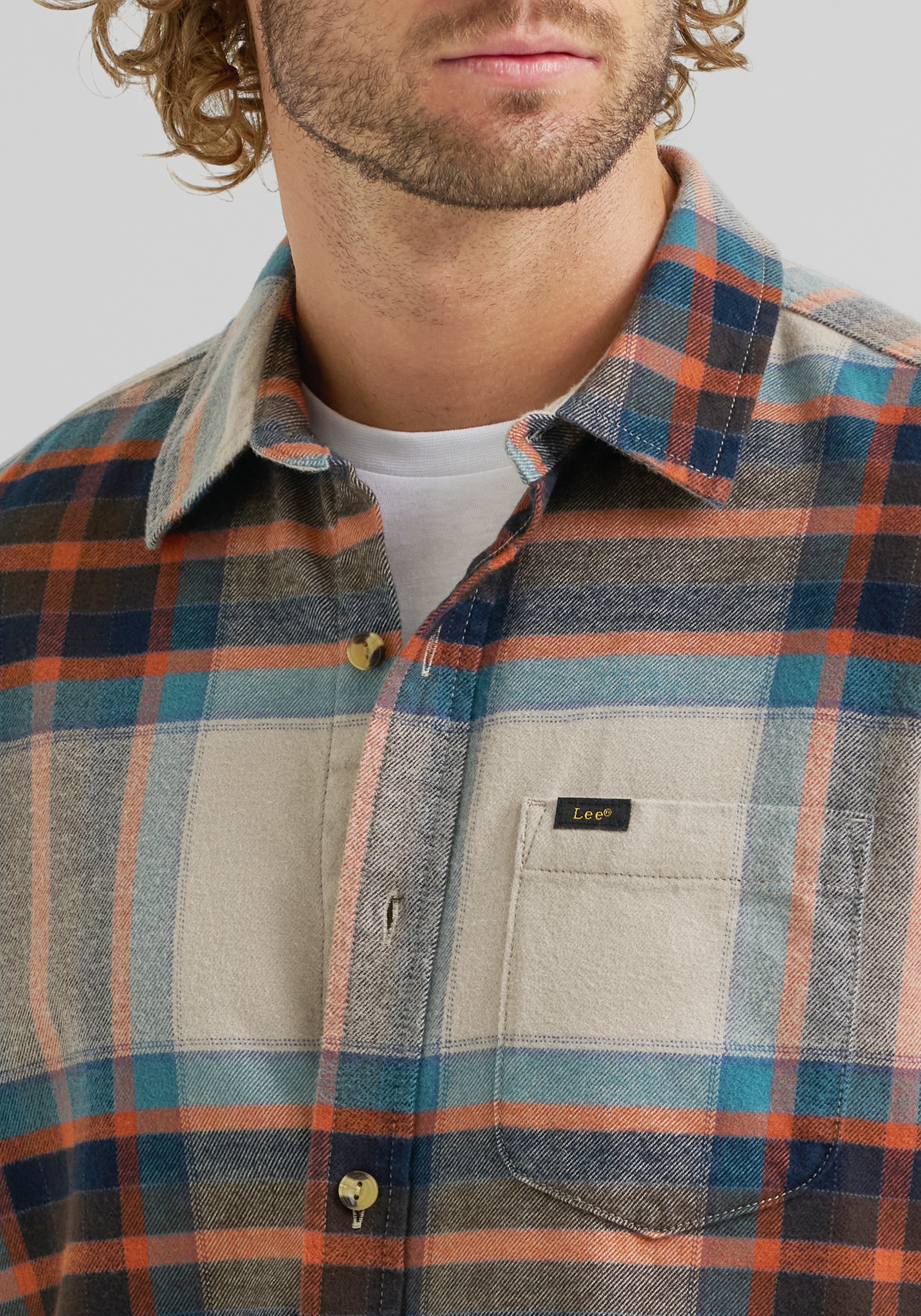 Men's Special Categories, Lee Legendary Tailored Fit All-Purpose Flannel Shirt - Jos A Bank