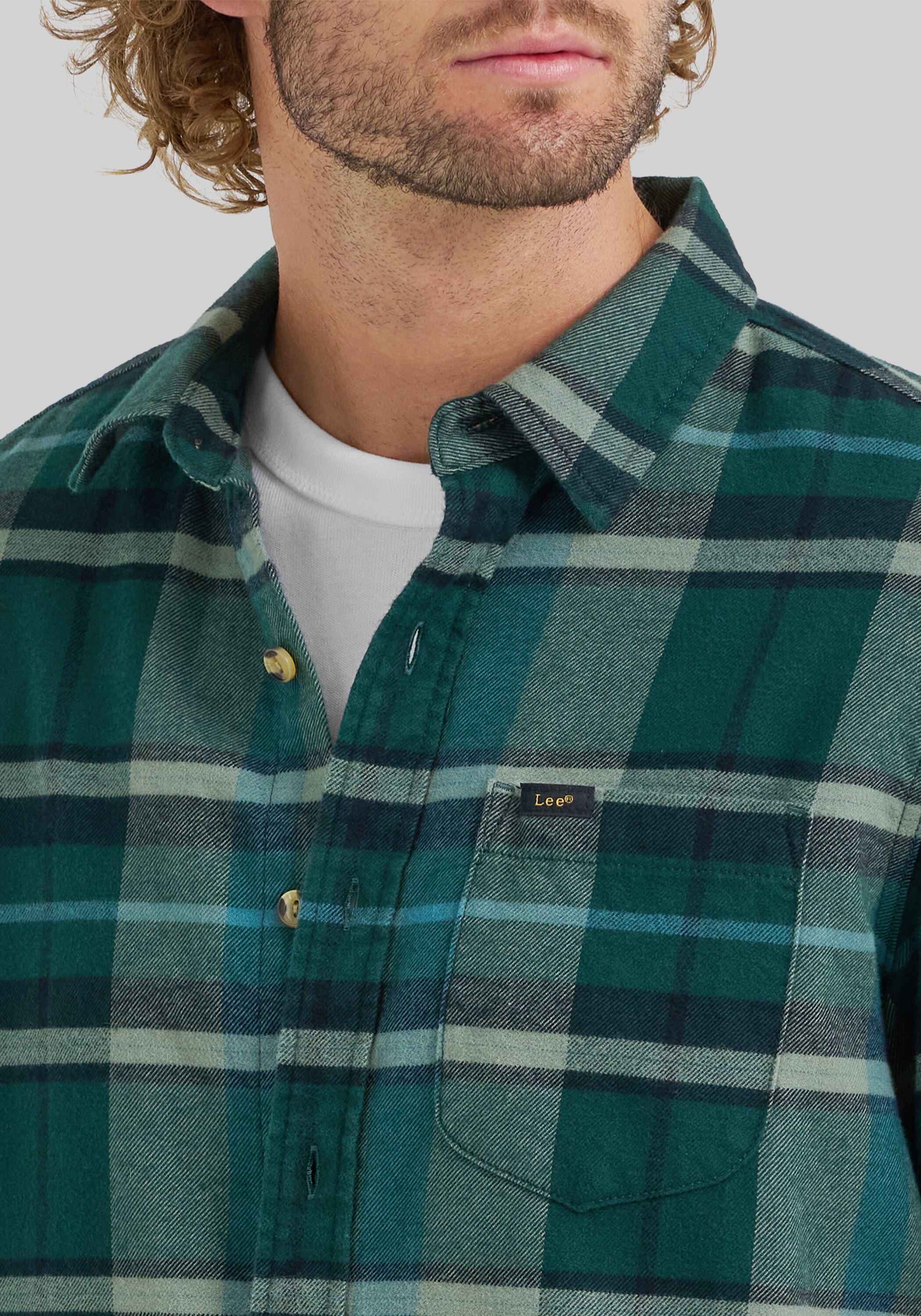Men's Special Categories, Lee Legendary Tailored Fit All-Purpose Flannel Shirt - Jos A Bank